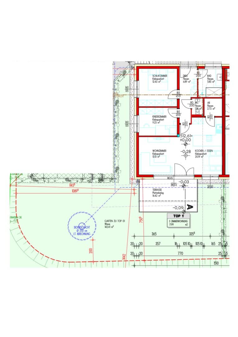 TERRASSENWOHNUNG MIT GARTEN - 3 ZIMMER, EIN PROJEKT, VIELE MÖGLICHKEITEN