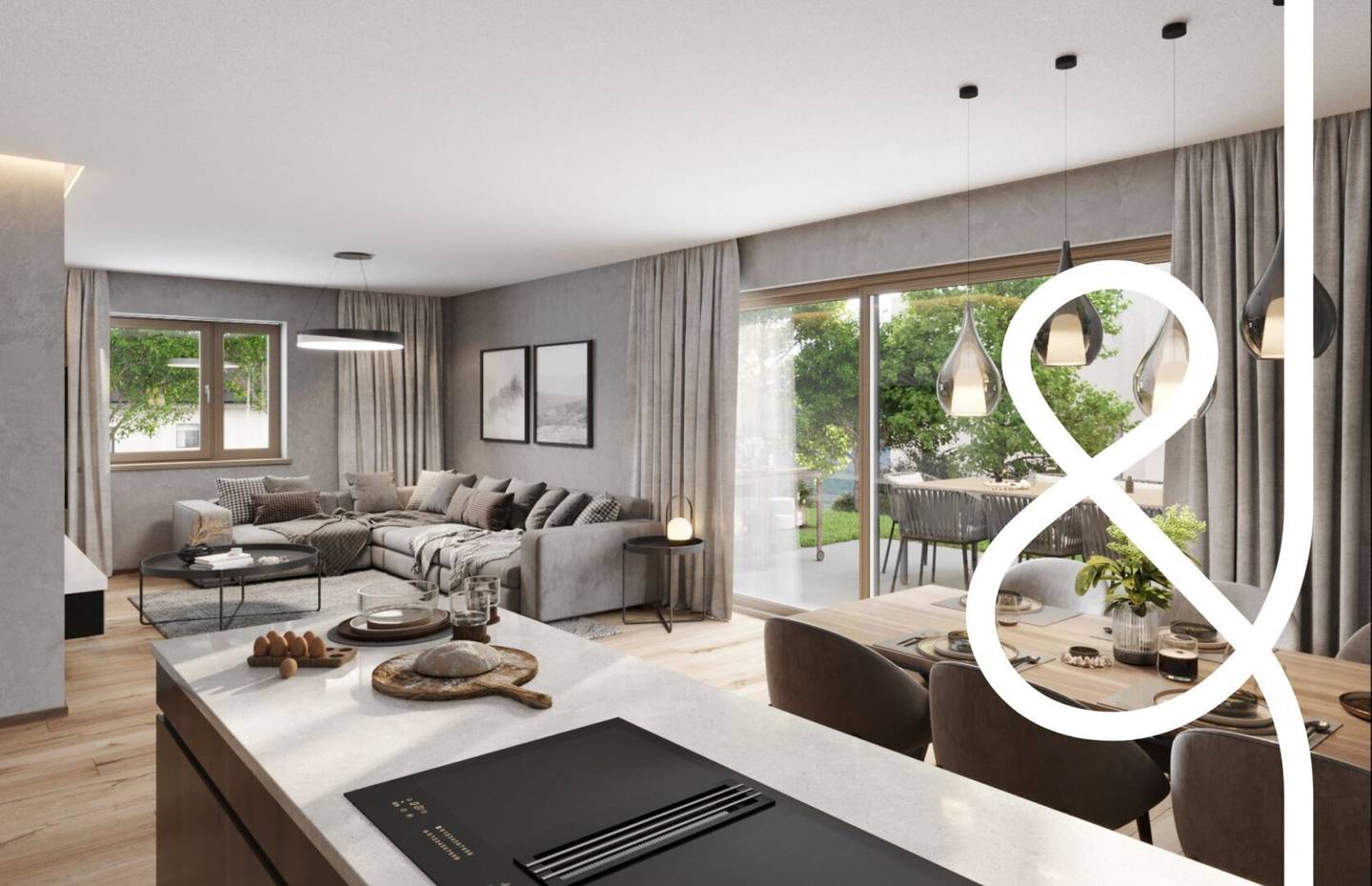 FÖRDERWÜRDIGE & PROVISIONSFREIE 3-ZIMMER GARTENWOHNUNG