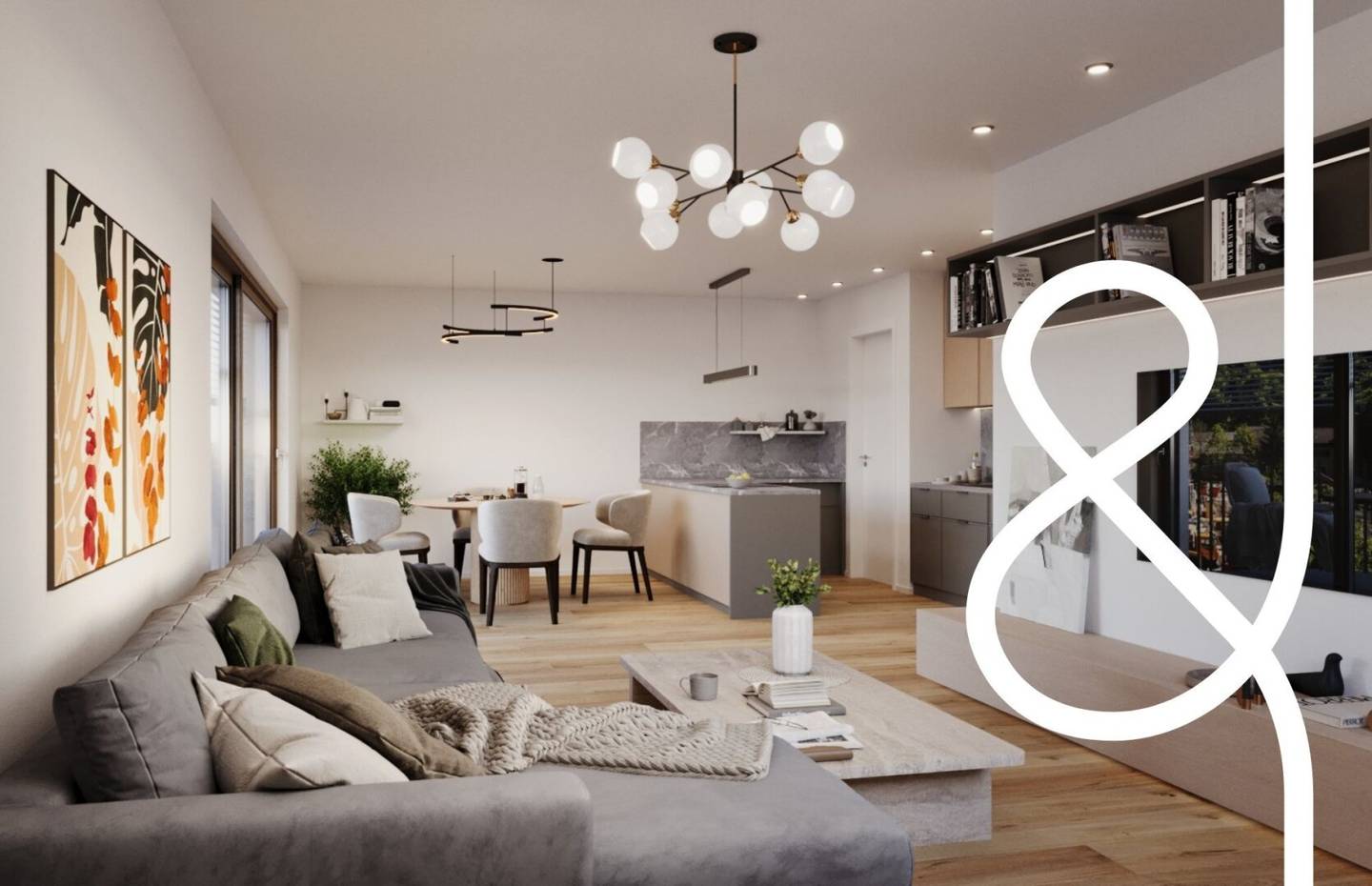 FÖRDERWÜRDIGE & PROVISIONSFREIE 3- ZIMMER WOHNUNG MIT SONNIGEM BALKON