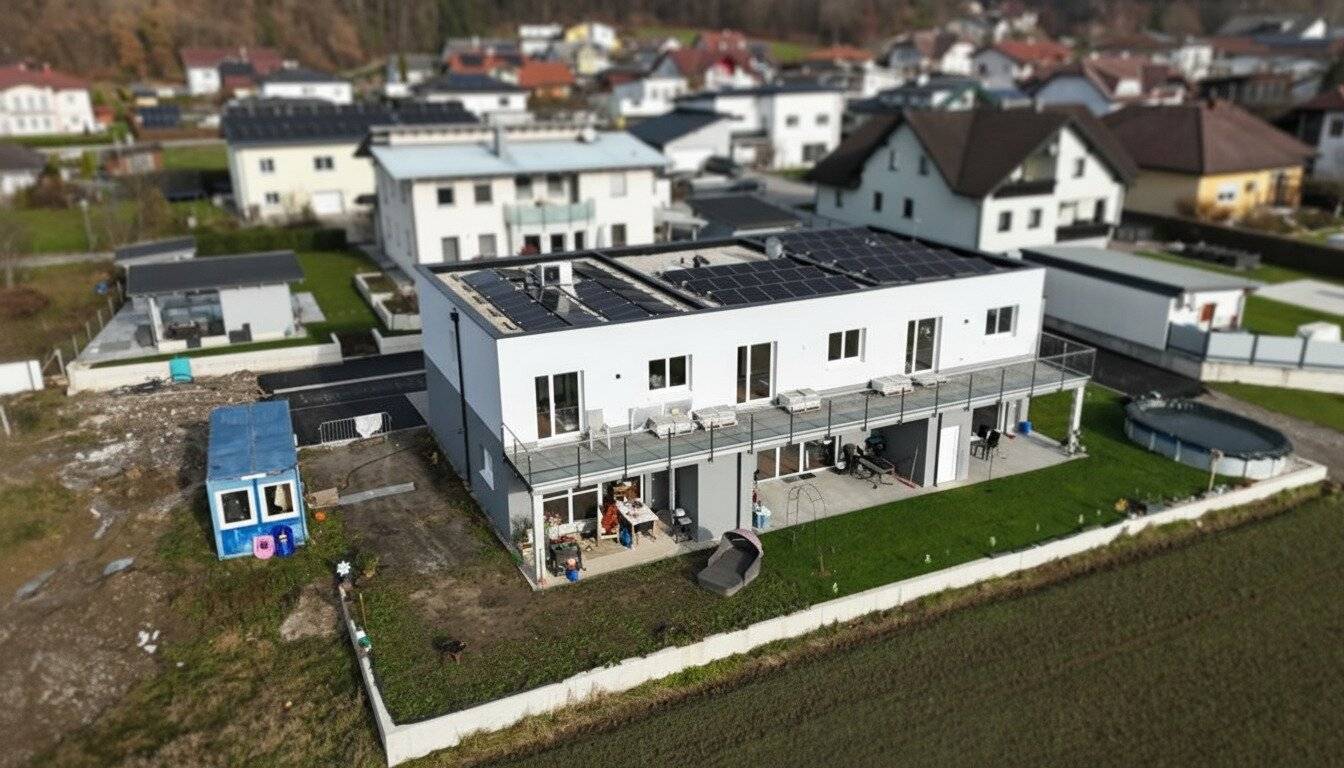 Modernes Wohnen - Neubau-Reihenhäuser in Saxen