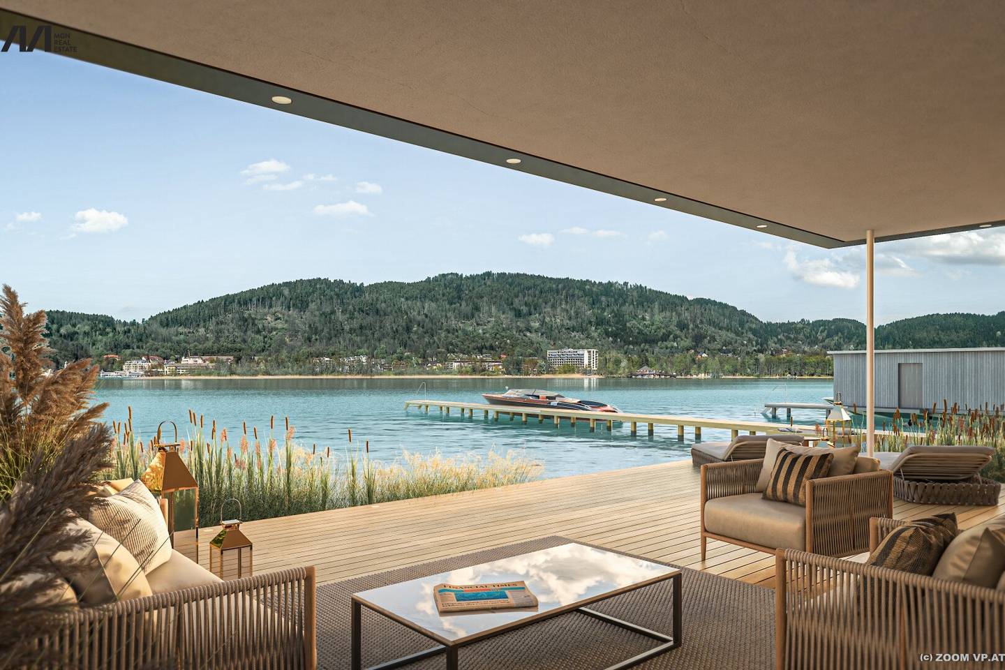 The Hamptons Am Wörthersee zwischen Velden und Maria Wörth ein Rückzugsort, der nicht Eindruck macht - sondern Eindruck hinterlässt