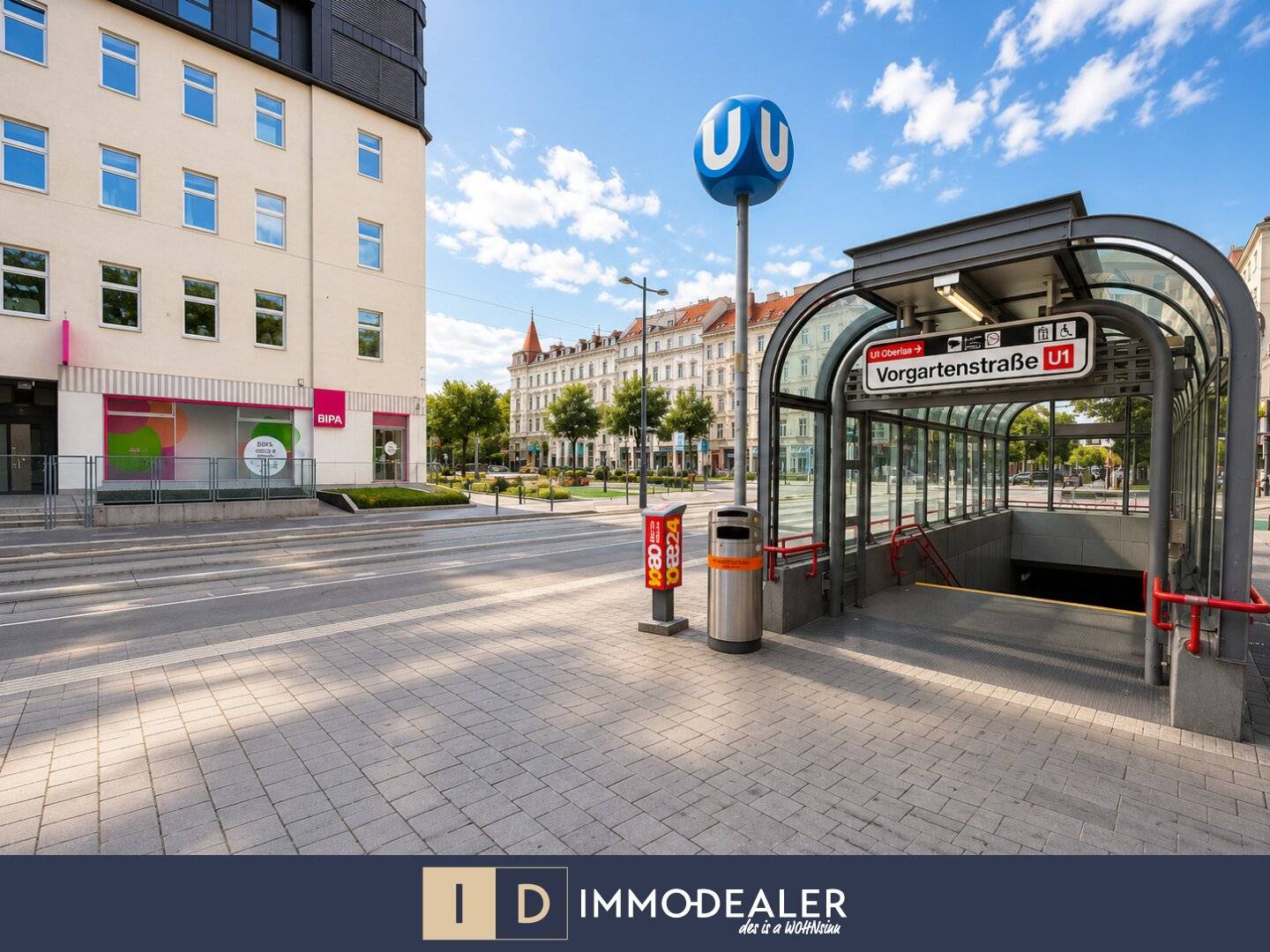 ** SELTENE GELEGENHEIT - MAXIMALE FREQUENZ - TOP STANDORT - IMBISS DIREKT VOR DER U1 VORGARTENSTRAßE / BUS & STRAßENBAHN STATION **