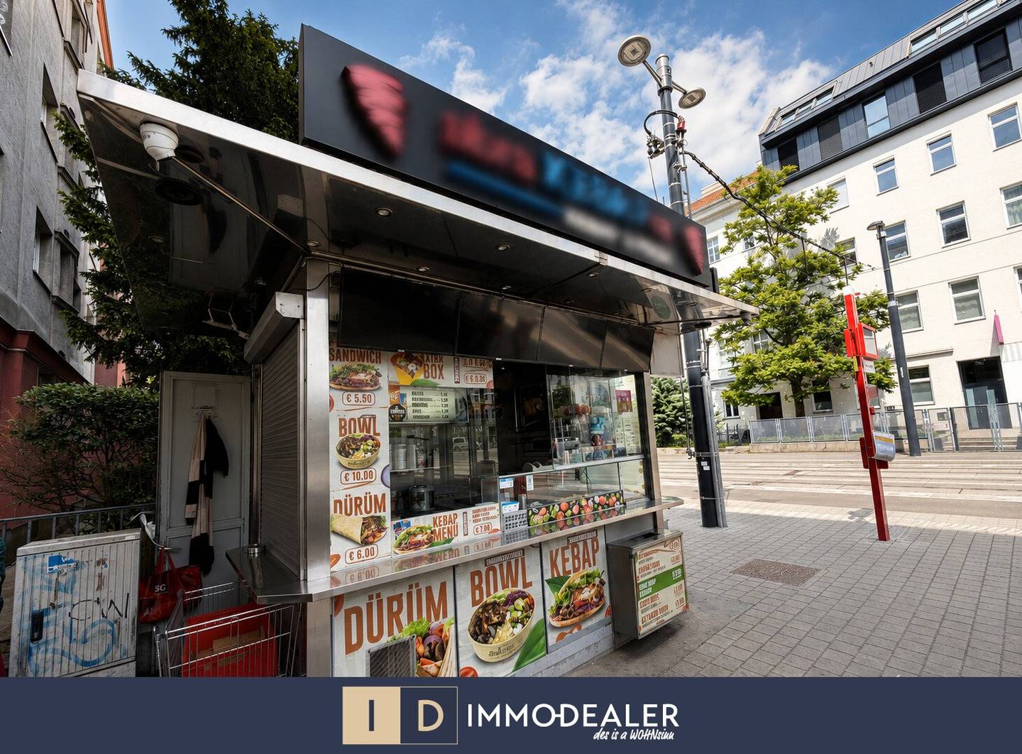 ** SELTENE GELEGENHEIT - MAXIMALE FREQUENZ - TOP STANDORT - IMBISS DIREKT VOR DER U1 VORGARTENSTRAßE / BUS & STRAßENBAHN STATION **