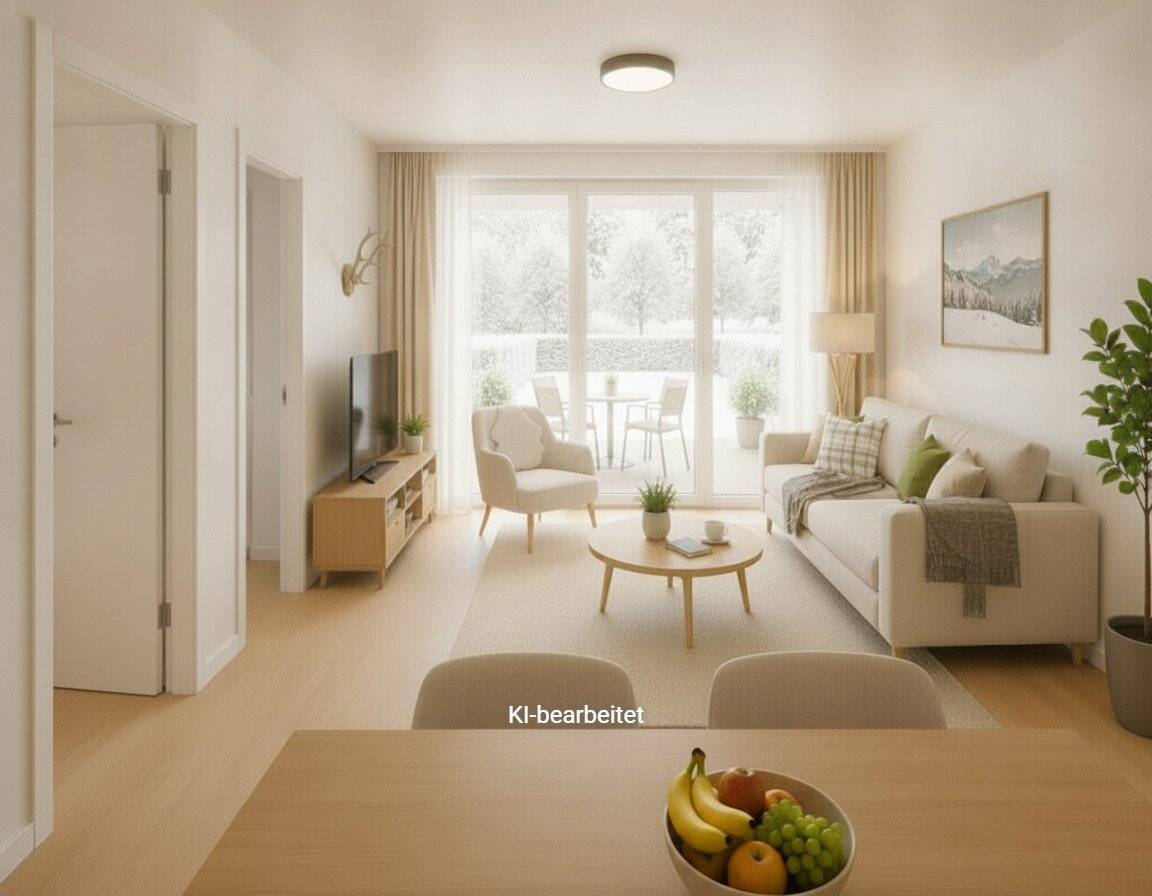 GARTEN - AUSBLICK - SKIPISTE .. ALLES, WAS DAS HERZ BEGEHRT