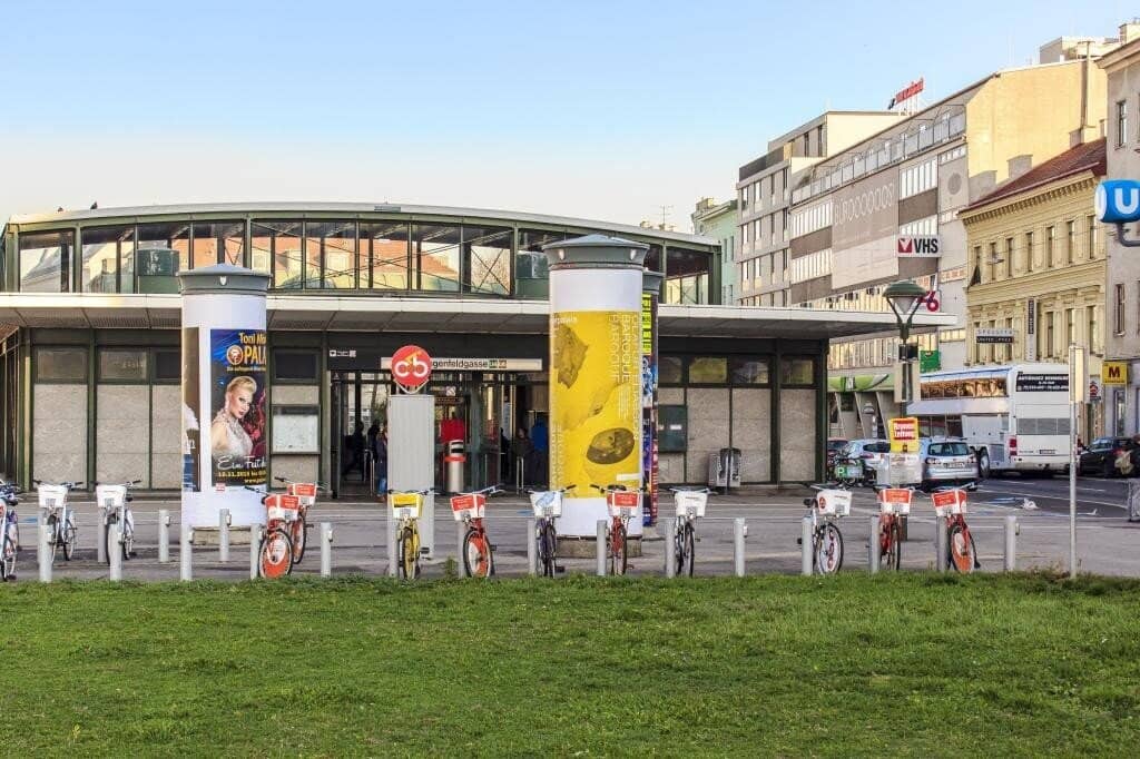 Kleinbüro in zentraler Lage in Wien - direkt bei U4/U6 Station