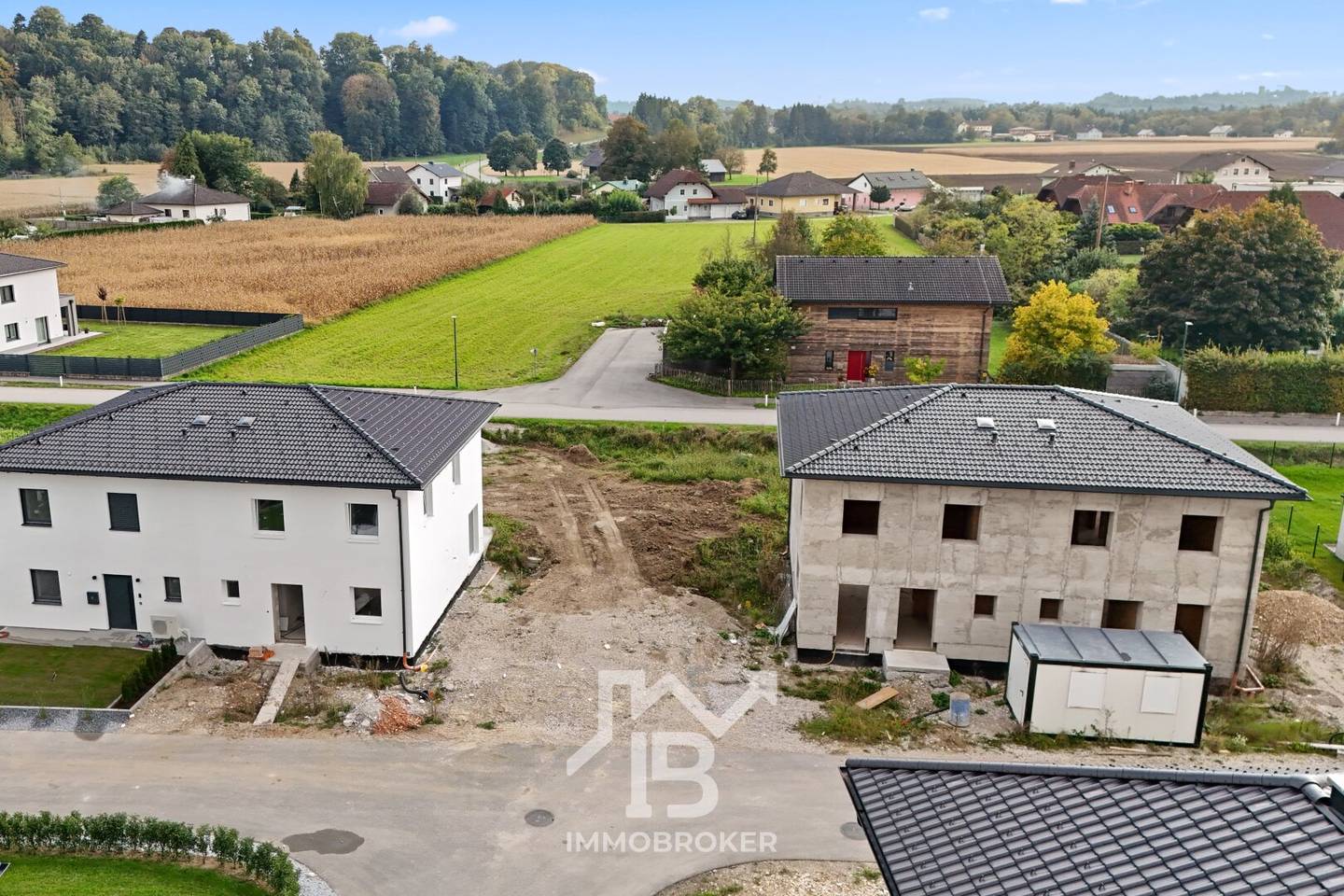 Doppelhausanlage - 6 Öko-Neubau-Doppelhaushälften zu verkaufen!