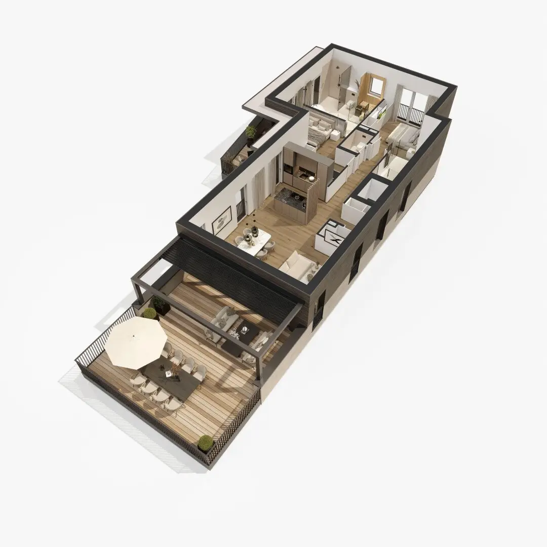 Exklusives Penthouse in erster Seereihe am Wörthersee – mit privater Sauna, großzügigen Dachterrassen und maximaler Privatsphäre