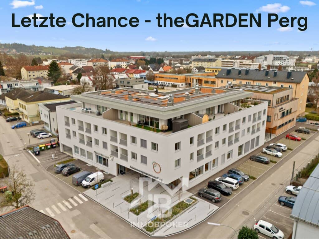 FINALE VERKAUFSPHASE! Sofort beziehbares, modernes Neubauwohnen in zentraler Lage von Perg - theGARDEN