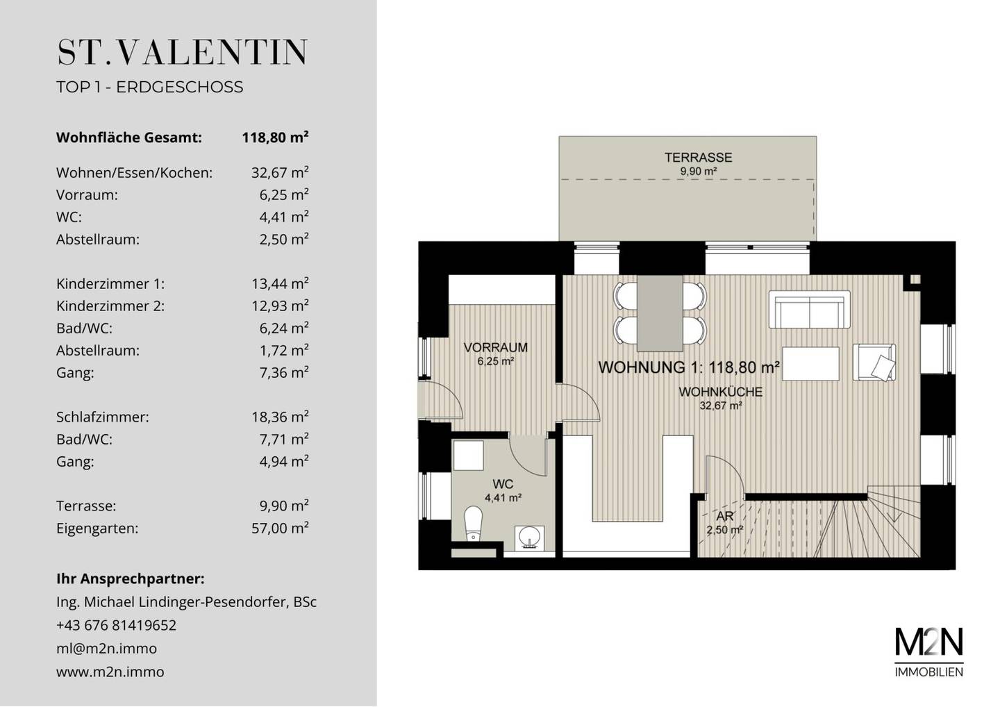 Exklusives Eck-Stadthaus in Premiumlage | 118,80 m² Wohnfläche & Eigengarten | 4-Zimmer