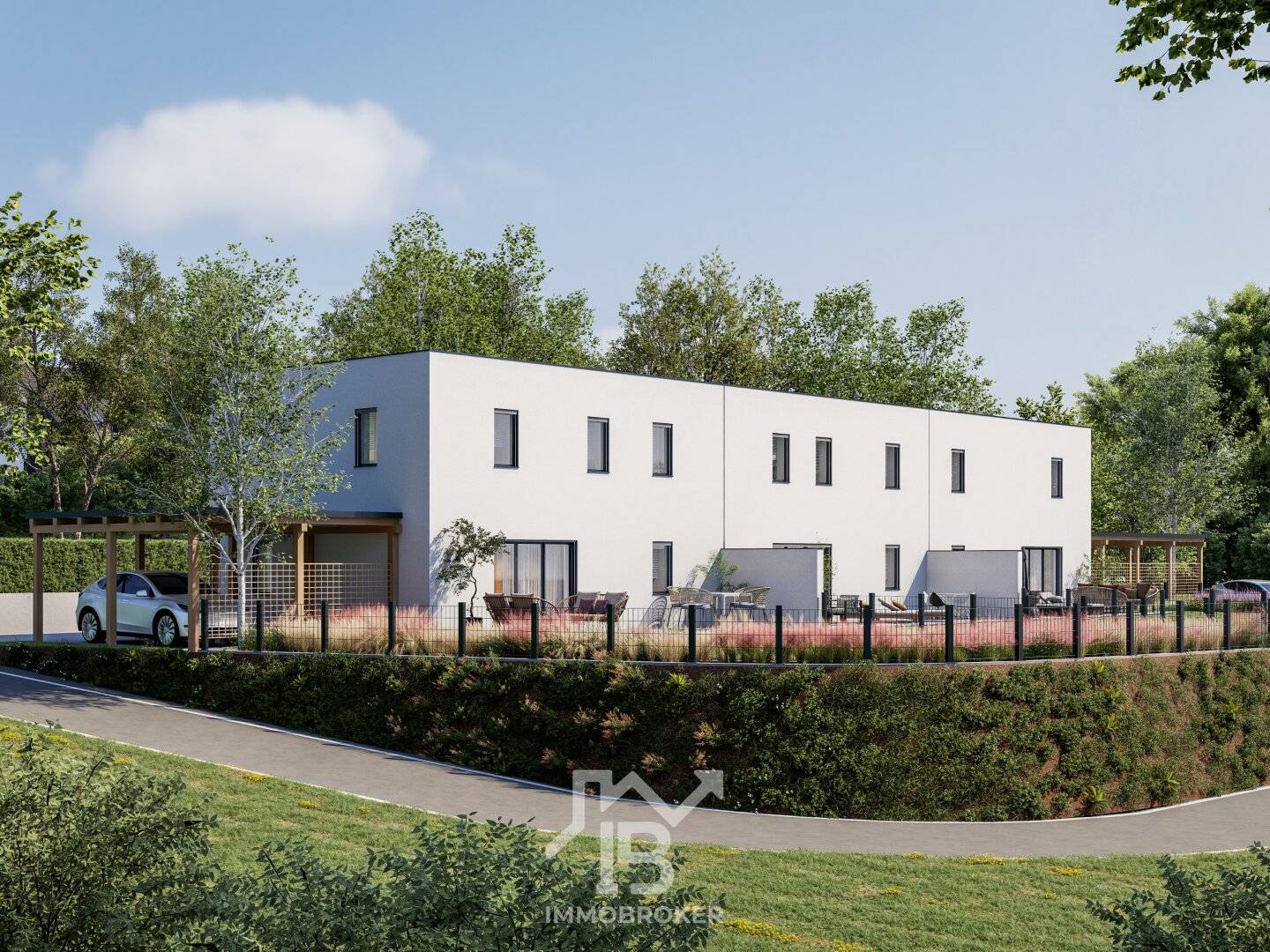 Exklusives Eckreihenhaus mit großzügigem Garten - ERSTBEZUG