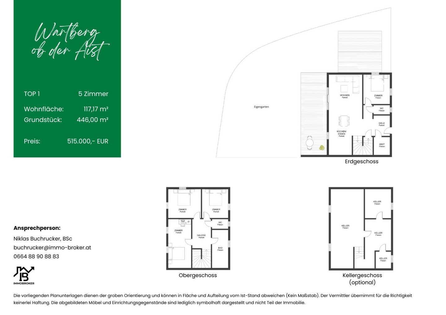 Exklusives Eckreihenhaus mit großzügigem Garten - ERSTBEZUG