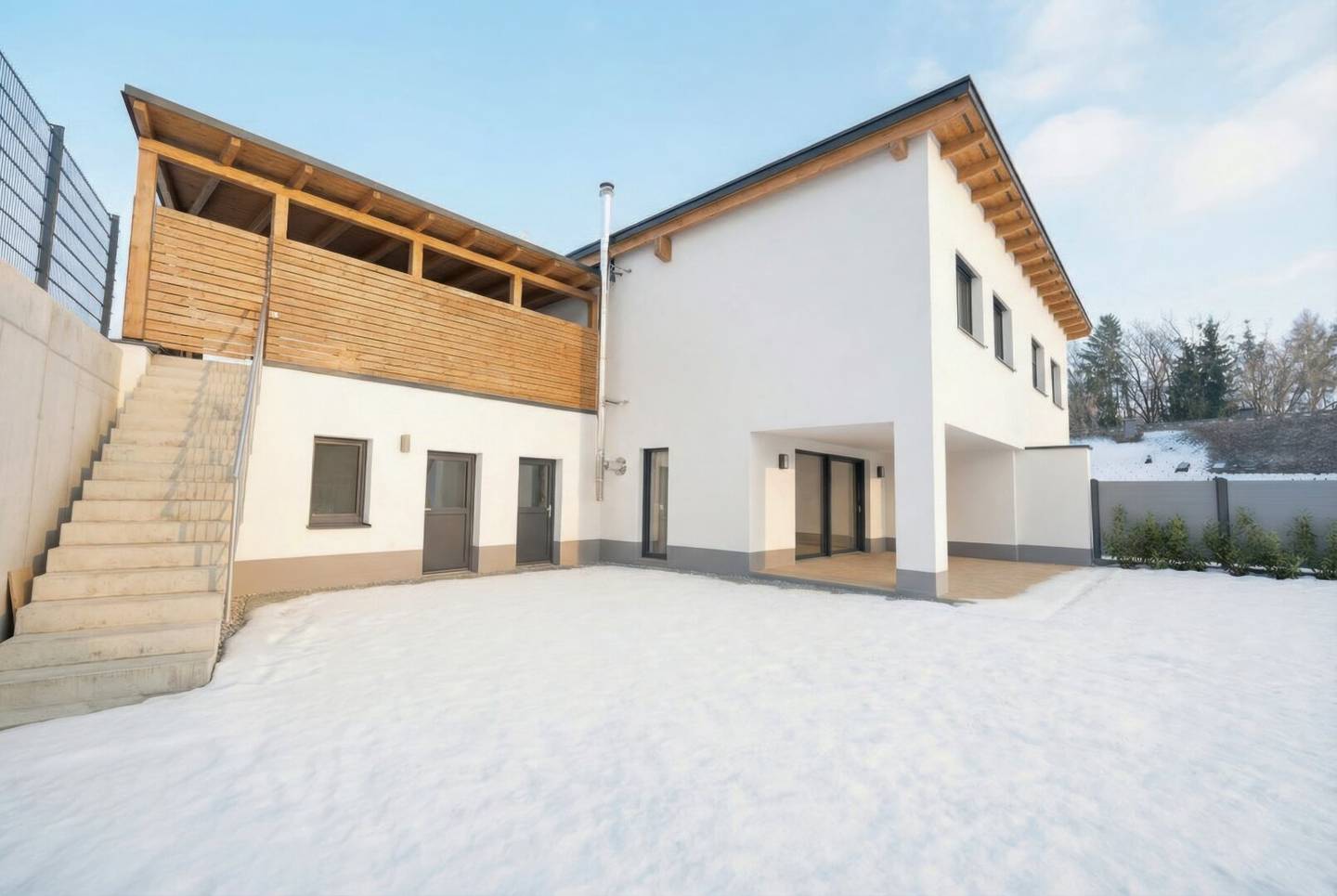 Moderne Doppelhaushälfte in Grünlage – belagsfertig & flexibel gestaltbar