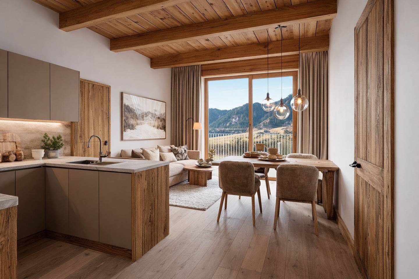 Elegante 3-Zimmer-Wohnung mit Loggia und Balkon