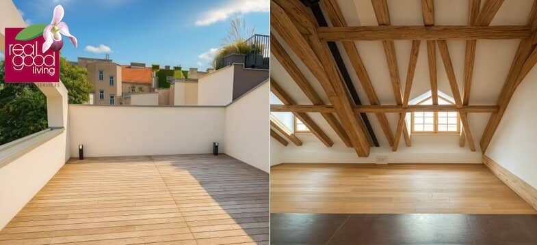 4-Zimmer-Dachgeschosswohnung mit Galerie & Terrasse in unmittelbarer Nähe zum Karmelitermarkt