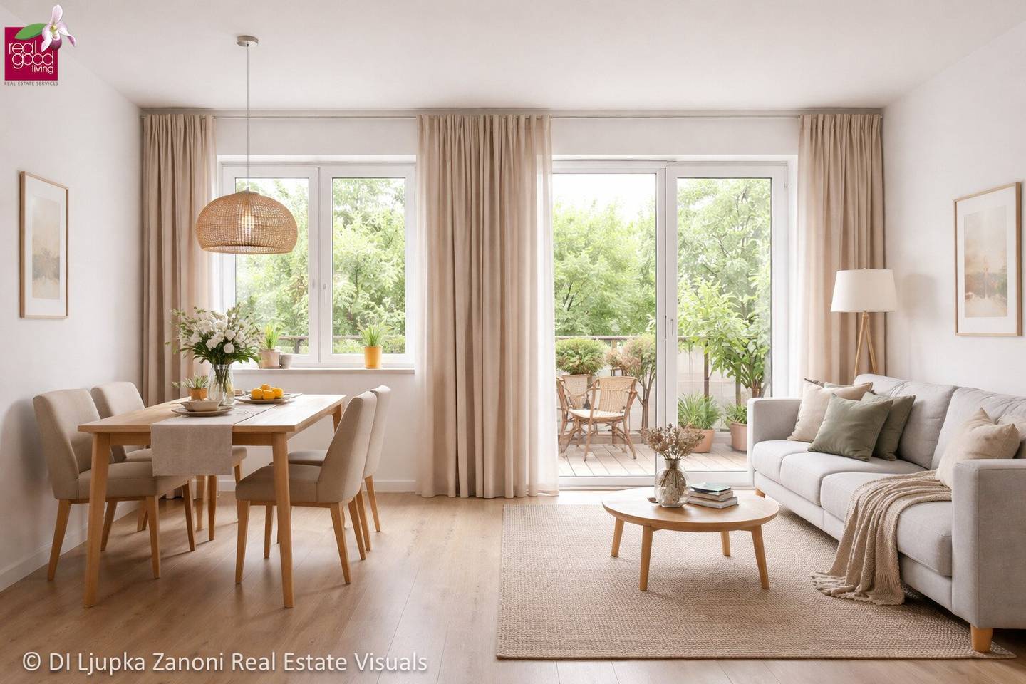 Freundliche 3-Zimmer-Wohnung mit Balkon im Neubau