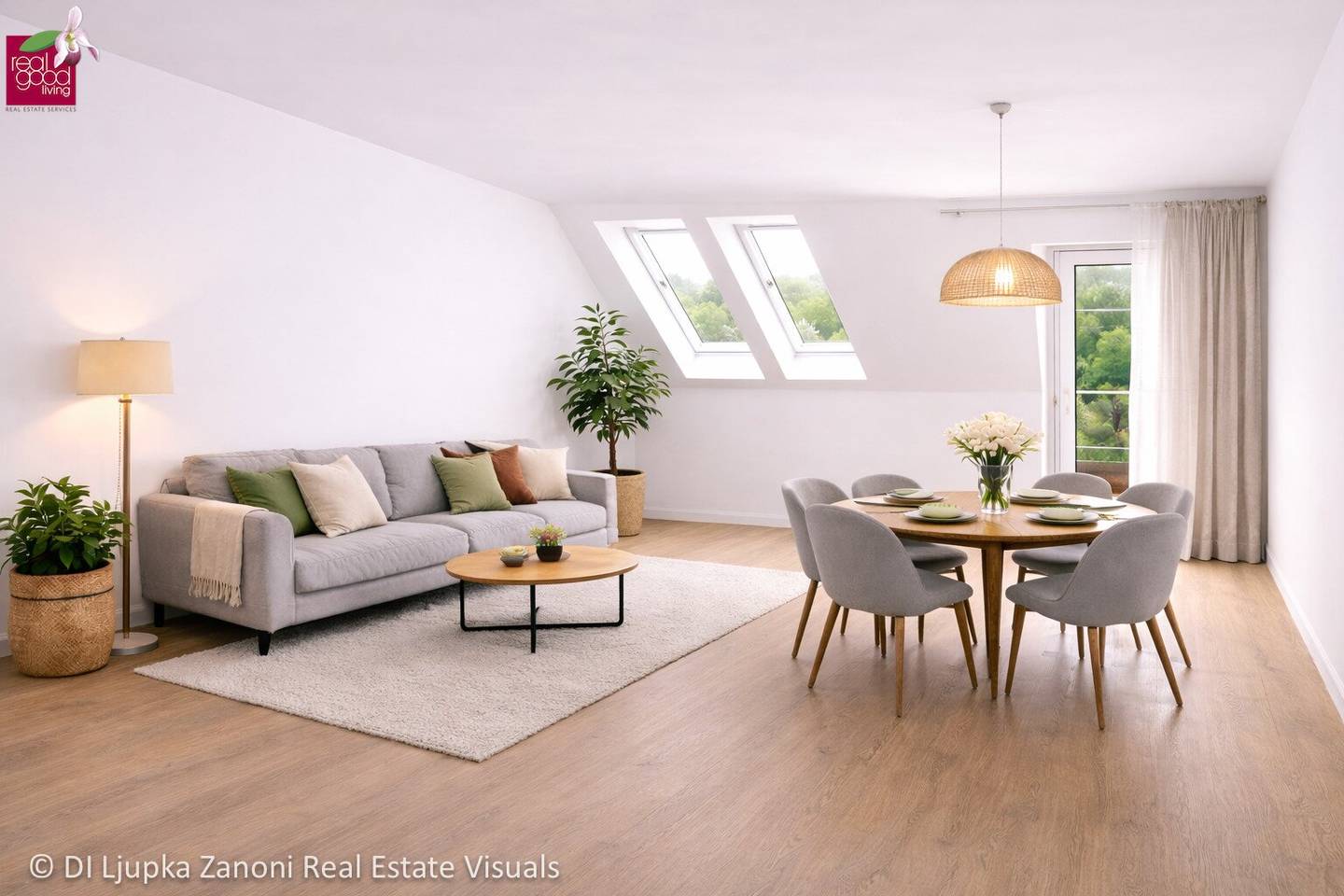 Attraktive 2-Zimmer-Neubauwohnung mit Balkon im 1. Dachgeschoss