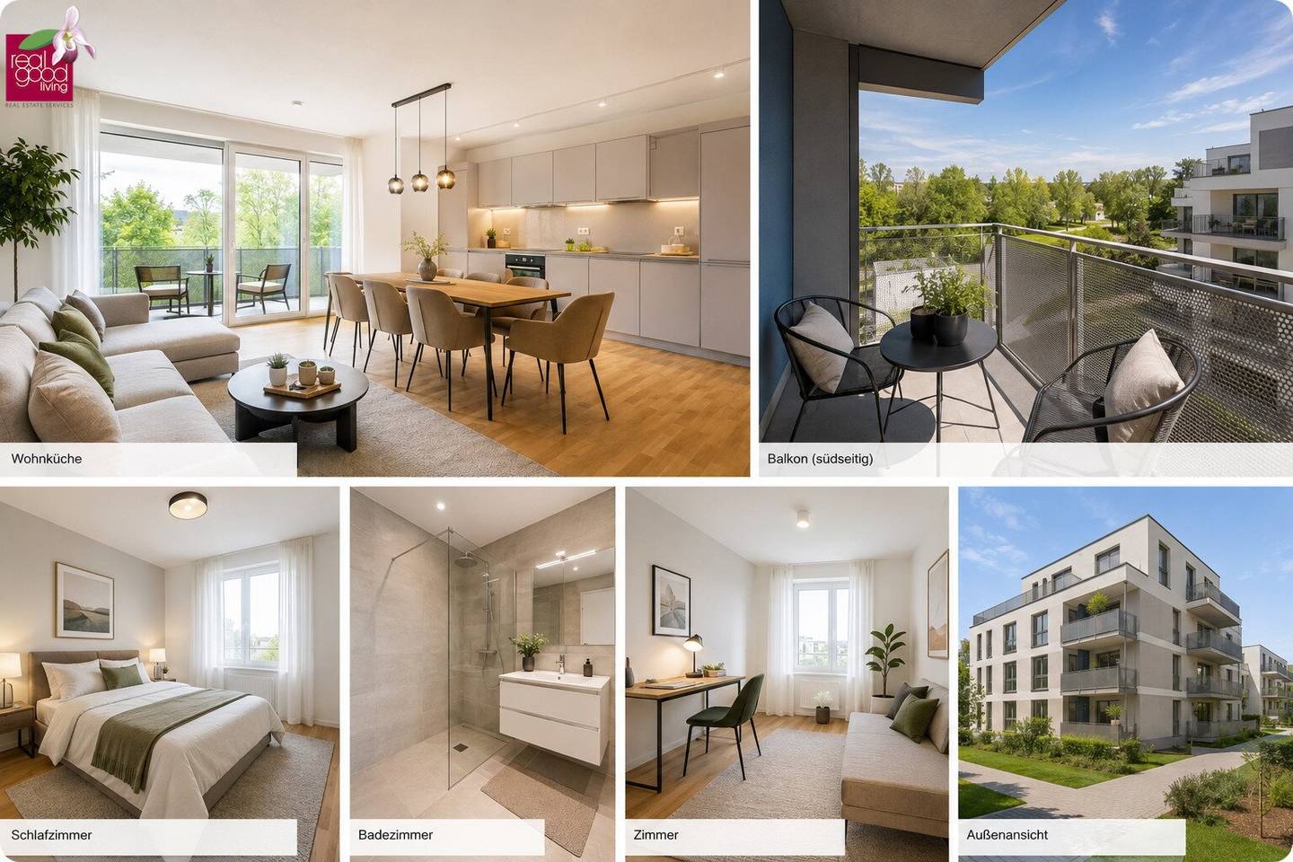 Moderne 3-Zimmer-Neubauwohnung mit Südbalkon  ++ Provisionsfrei ins Eigenheim