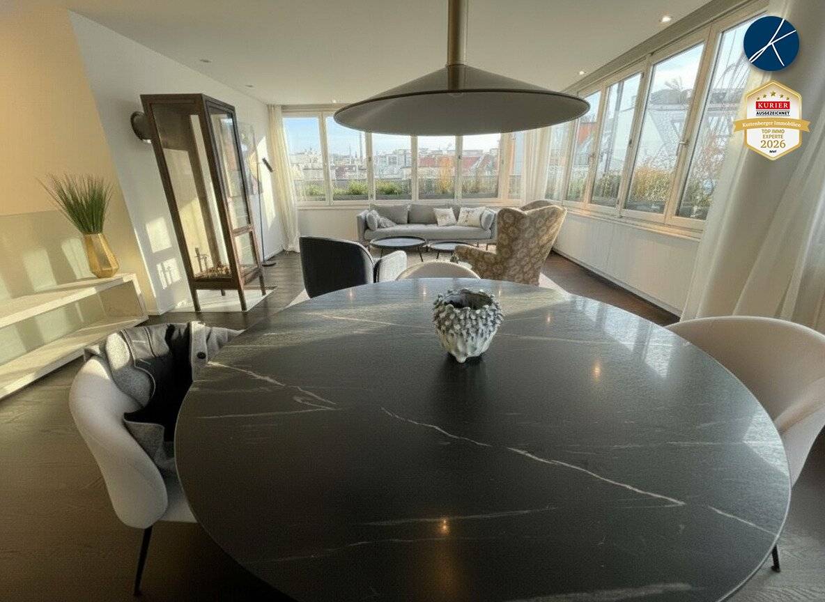 Exklusive Penthouse-Wohnung & New-York-Style im Untergeschoss