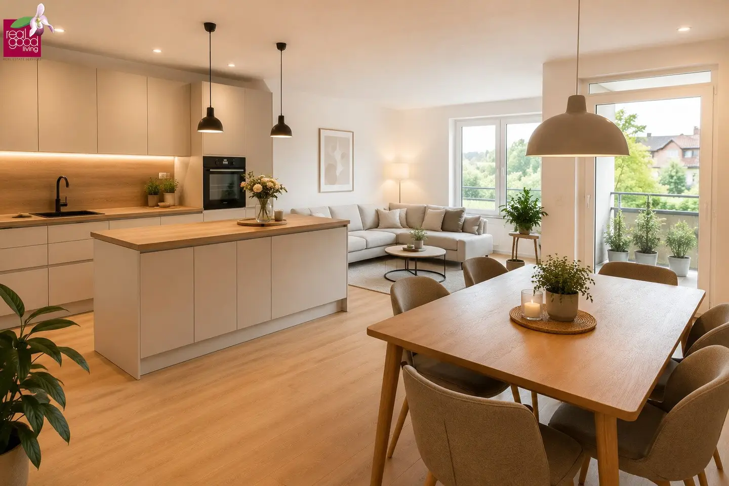 FAMILIENWOHNUNG MIT XXL-FREIFLÄCHEN IN BESTER AUSSICHTSLAGE |+ 4 ZIMMER  + TERRASSE, BALKONE & EIGENER GARTEN