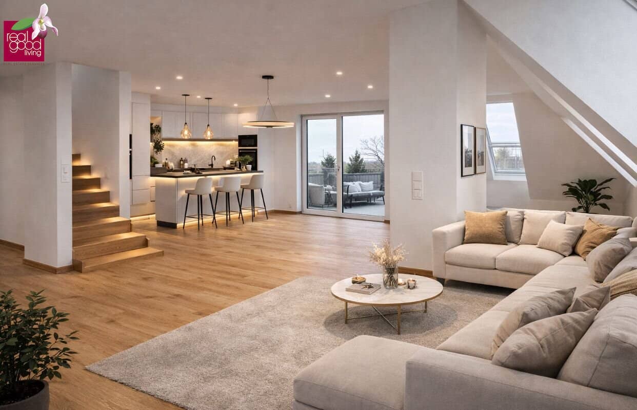 Erstbezug | Exklusive 4-Zimmer Dachterrassenwohnung 128 m² mit Lift direkt in die Wohnung | Nähe Lobau & Mühlwasser | 1220 Wien!