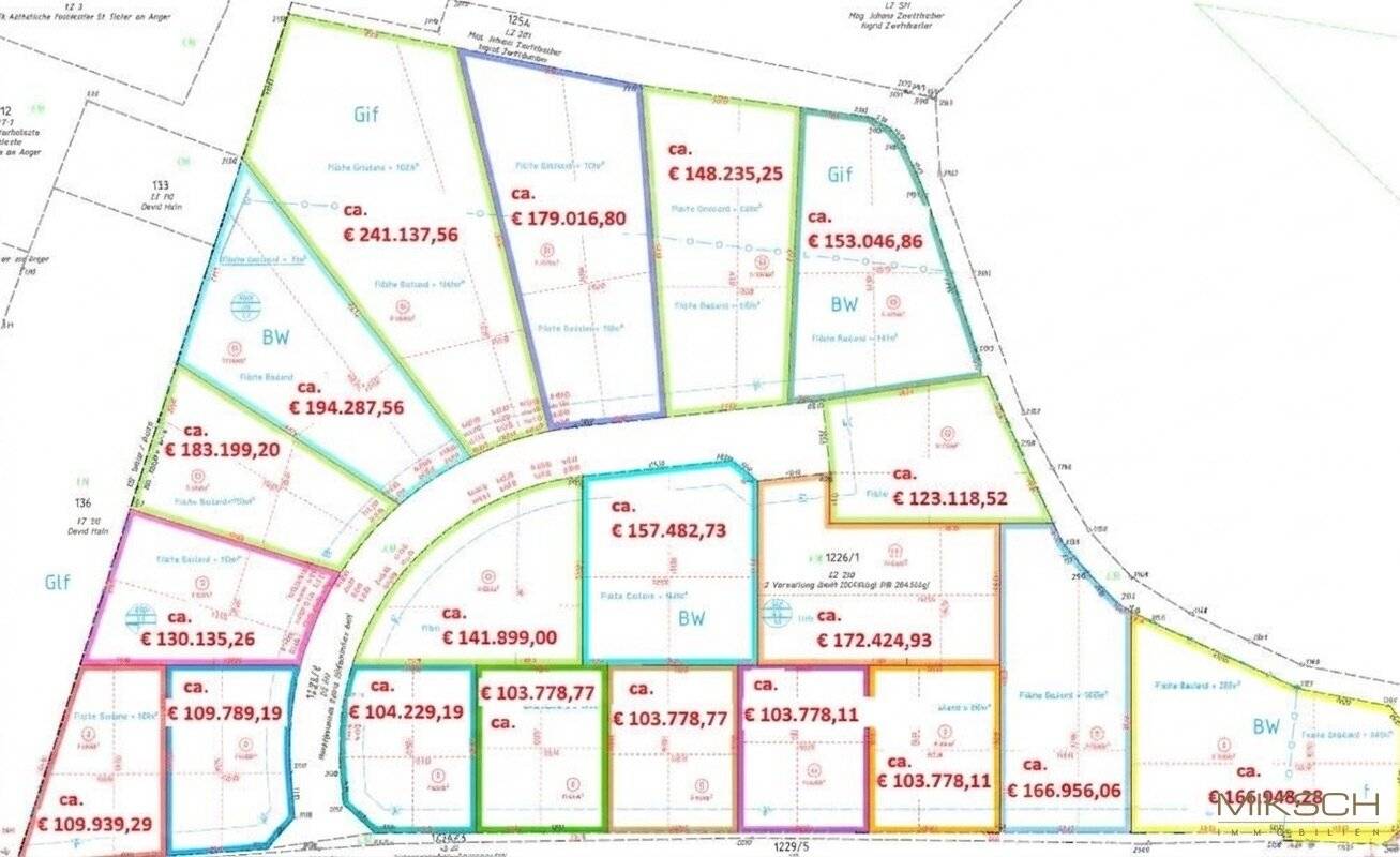 Baugrundstücke I 641m² bis 2.147m² I ohne Bauzwang