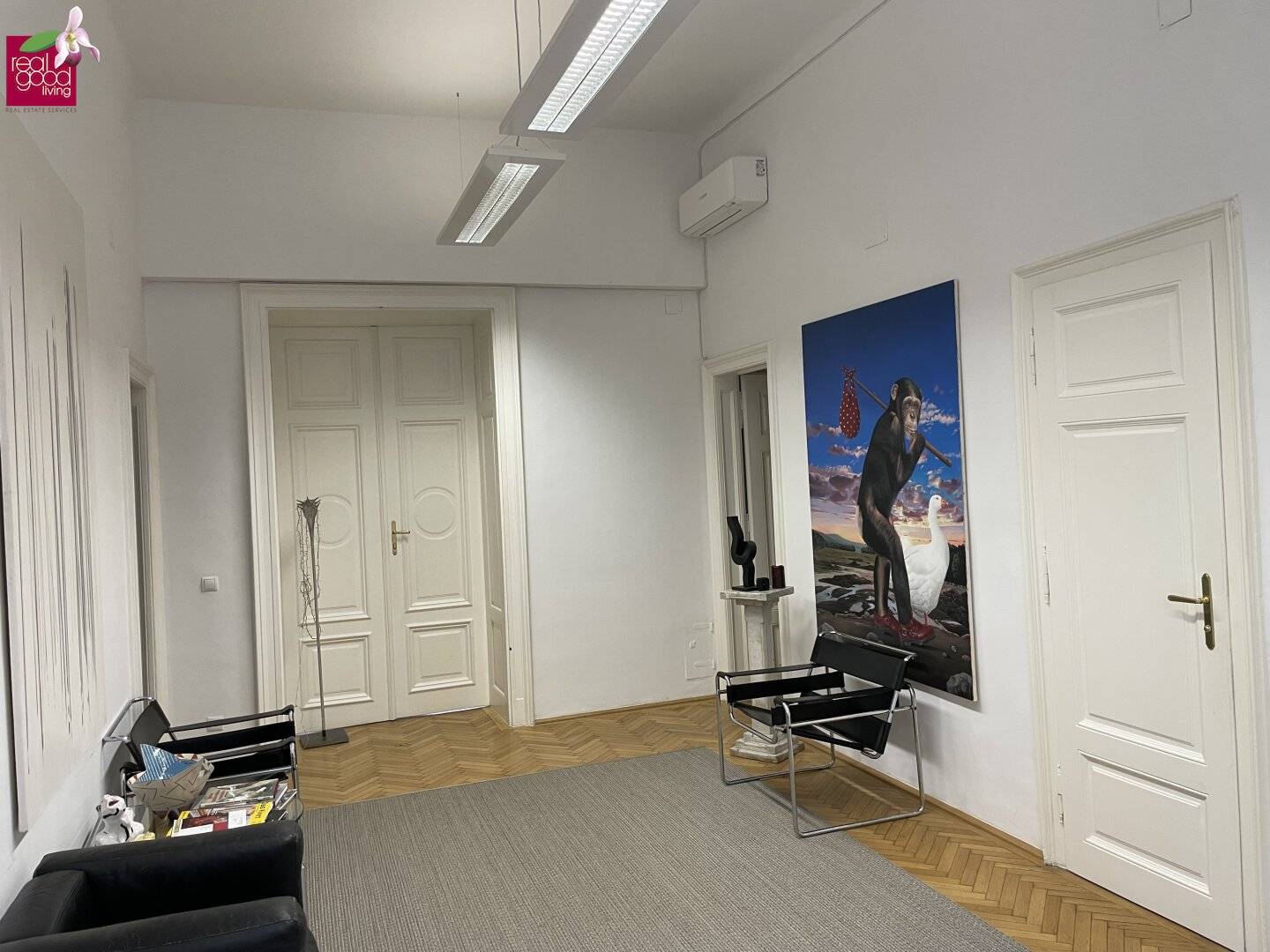 Flexibles Arbeiten im Herzen Wiens - Modernes Shared Office -  Nähe Wiener Börse mit 36,60m², 2 WCs und Klimaanlage für 1.890,00 € Miete