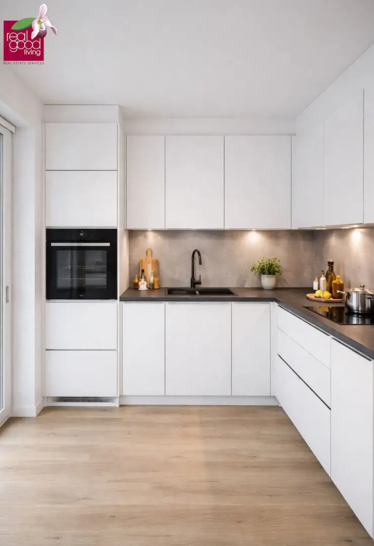Erstbezug | Moderne 3-Zimmer Wohnung 59 m² | Terrasse & Balkon | Nähe Lobau & Mühlwasser | 1220 Wien