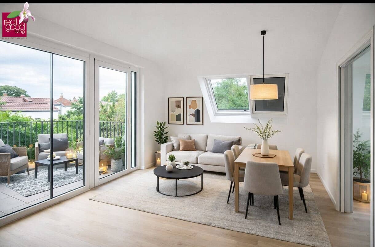Erstbezug | Moderne 3-Zimmer Wohnung 59 m² | Terrasse & Balkon | Nähe Lobau & Mühlwasser | 1220 Wien