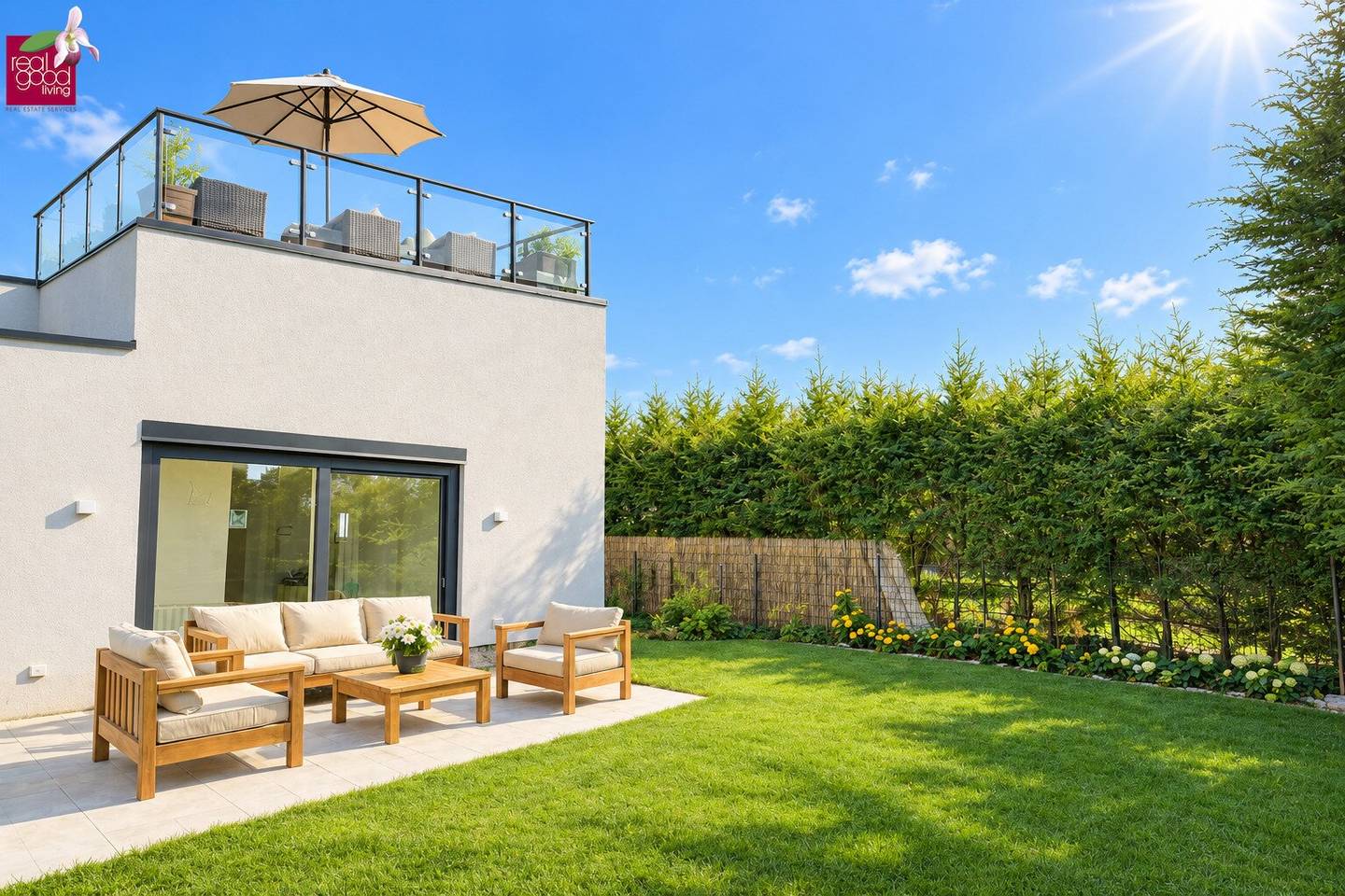 FAMILIENTRAUM IN 1210 WIEN – MODERNE DOPPELHAUSHÄLFTE AUF EIGENGRUND MIT GARTEN, 2 TERRASSEN & STELLPLATZ | ERSTBEZUG