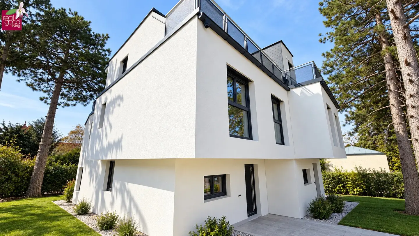 FAMILIENTRAUM IN 1210 WIEN – MODERNE DOPPELHAUSHÄLFTE AUF EIGENGRUND MIT GARTEN, 2 TERRASSEN & STELLPLATZ | ERSTBEZUG