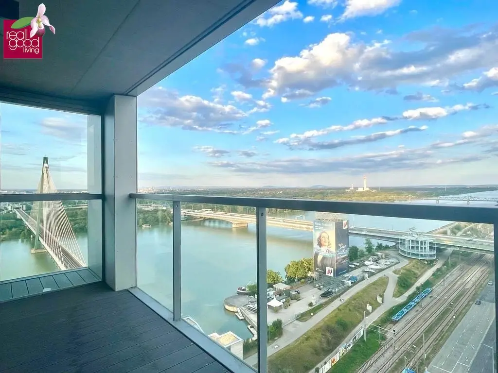 MARINA TOWER | 3-ZIMMER | PANORAMA-DONAUBLICK | U-BAHN DIREKT VOR DER TÜR | GARAGE