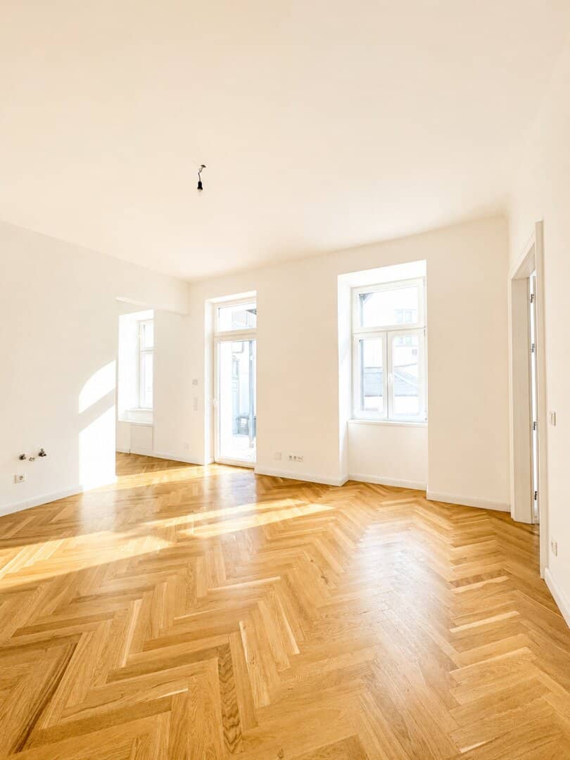 Exklusive Altbau-Terrassenwohnung mit Erstbezugscharakter in Bestlage des 5. Bezirks