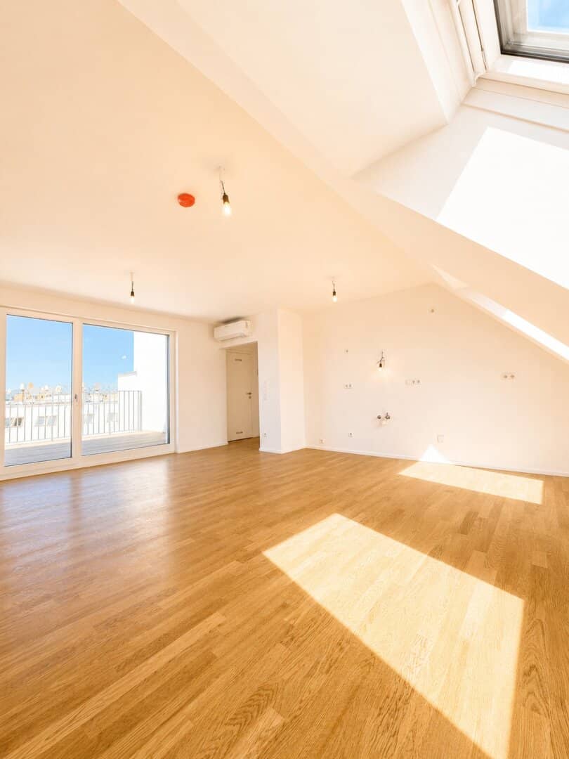 Exklusives Penthouse mit Terrasse in Toplage – moderner Erstbezug nahe Augarten!