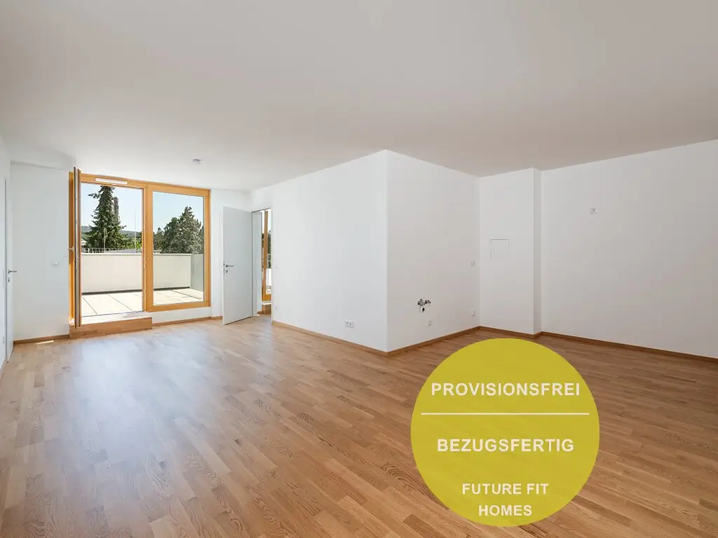 Neubau: 3,5-Zimmer-Eigentumswohnung mit 16 m² Außenfläche & Blick ins Grüne