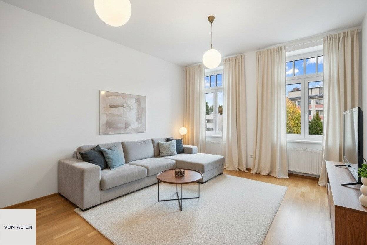 Sanierte Altbauwohnung mit Lift, Parkblick, Gemeinschaftsterrassen und guter Verkehrsanbindung