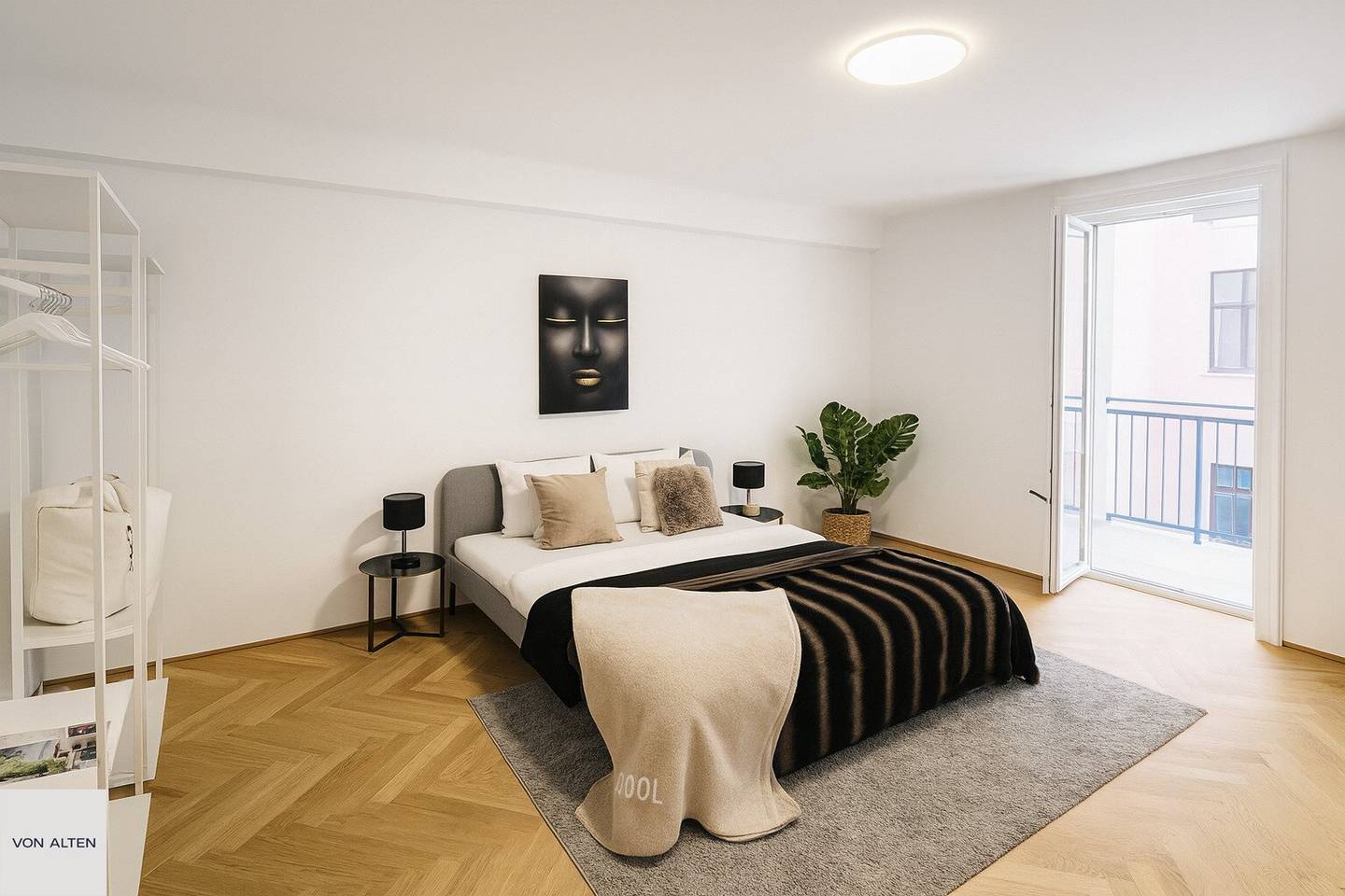 Freier MZ: Ruhige 3-Zimmer-Wohnung mit Loggia nahe Mariahilfer Straße ***befristet vermietet***