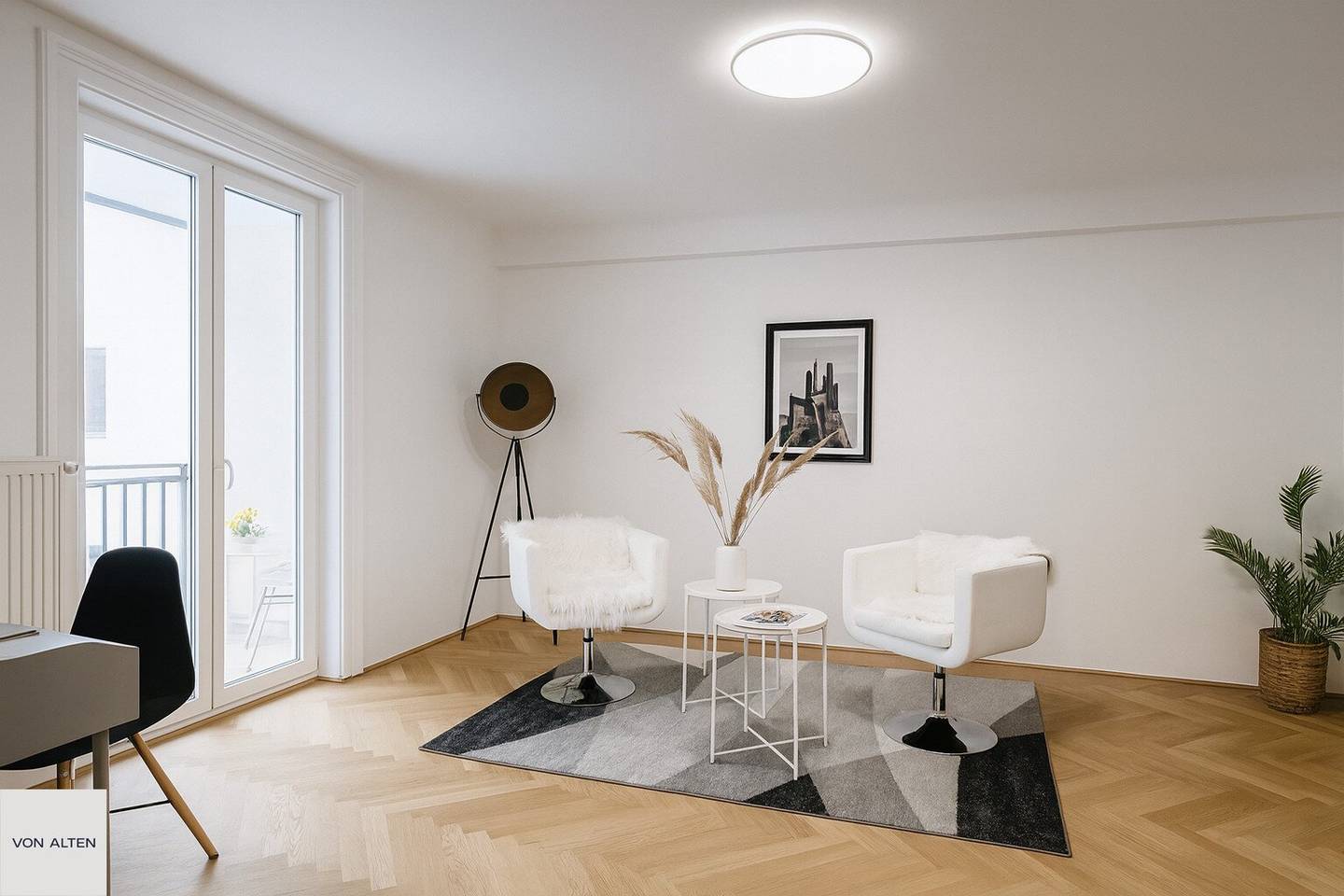 Freier MZ: Ruhige 3-Zimmer-Wohnung mit Loggia nahe Mariahilfer Straße ***befristet vermietet***
