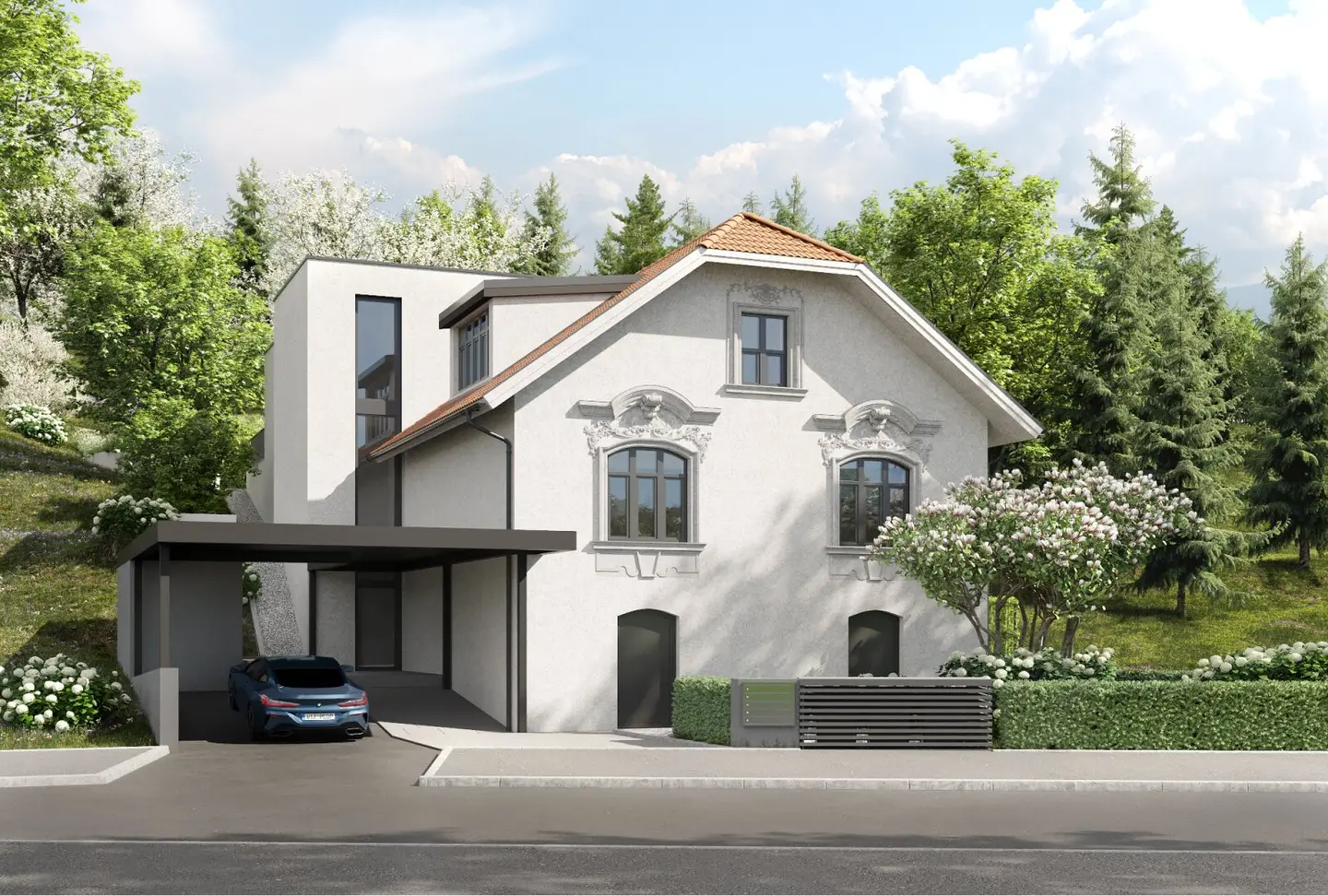 "FELLER LIVING" in Klosterneuburg: Eine Symphonie von klassischen ALT- und modernen NEUBAU