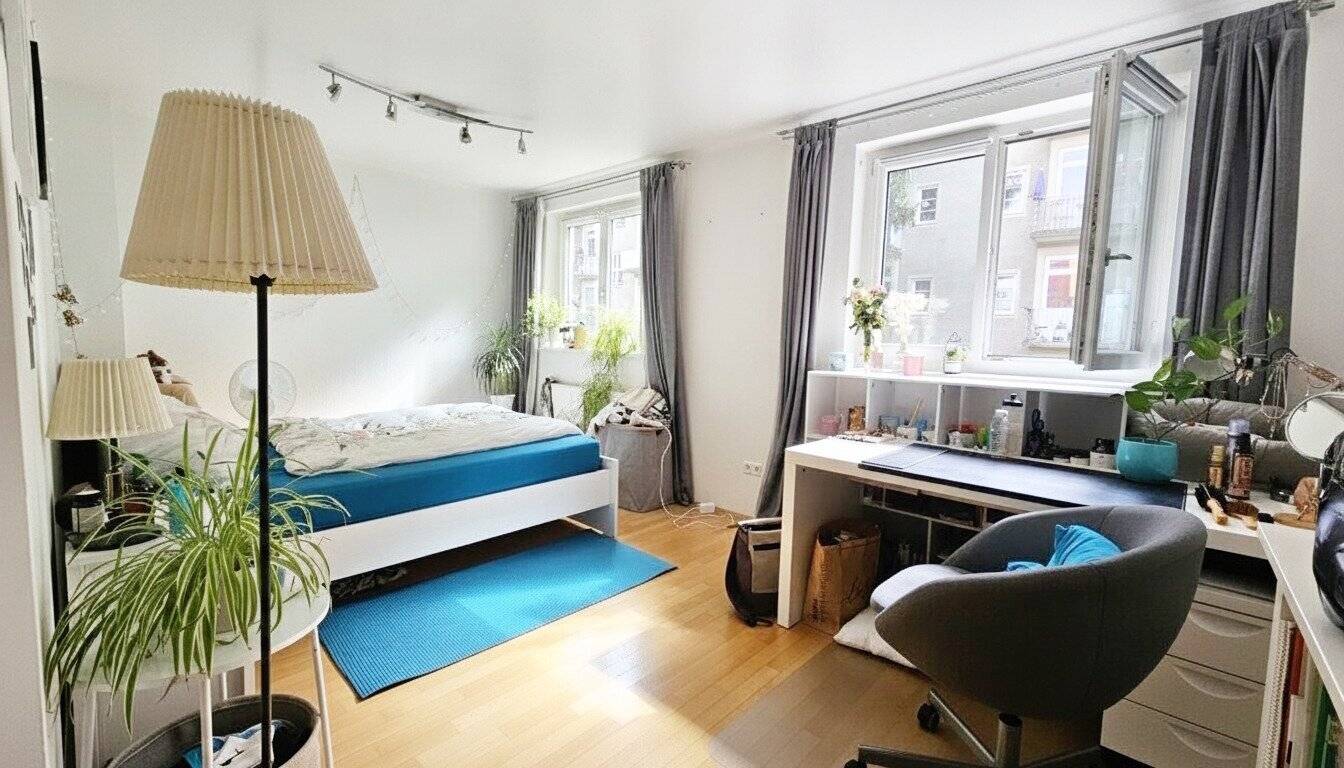 Universitätsviertel: 3-erWG-taugliche mit extra Küche als Gemeinschaftsbereich für Studierende