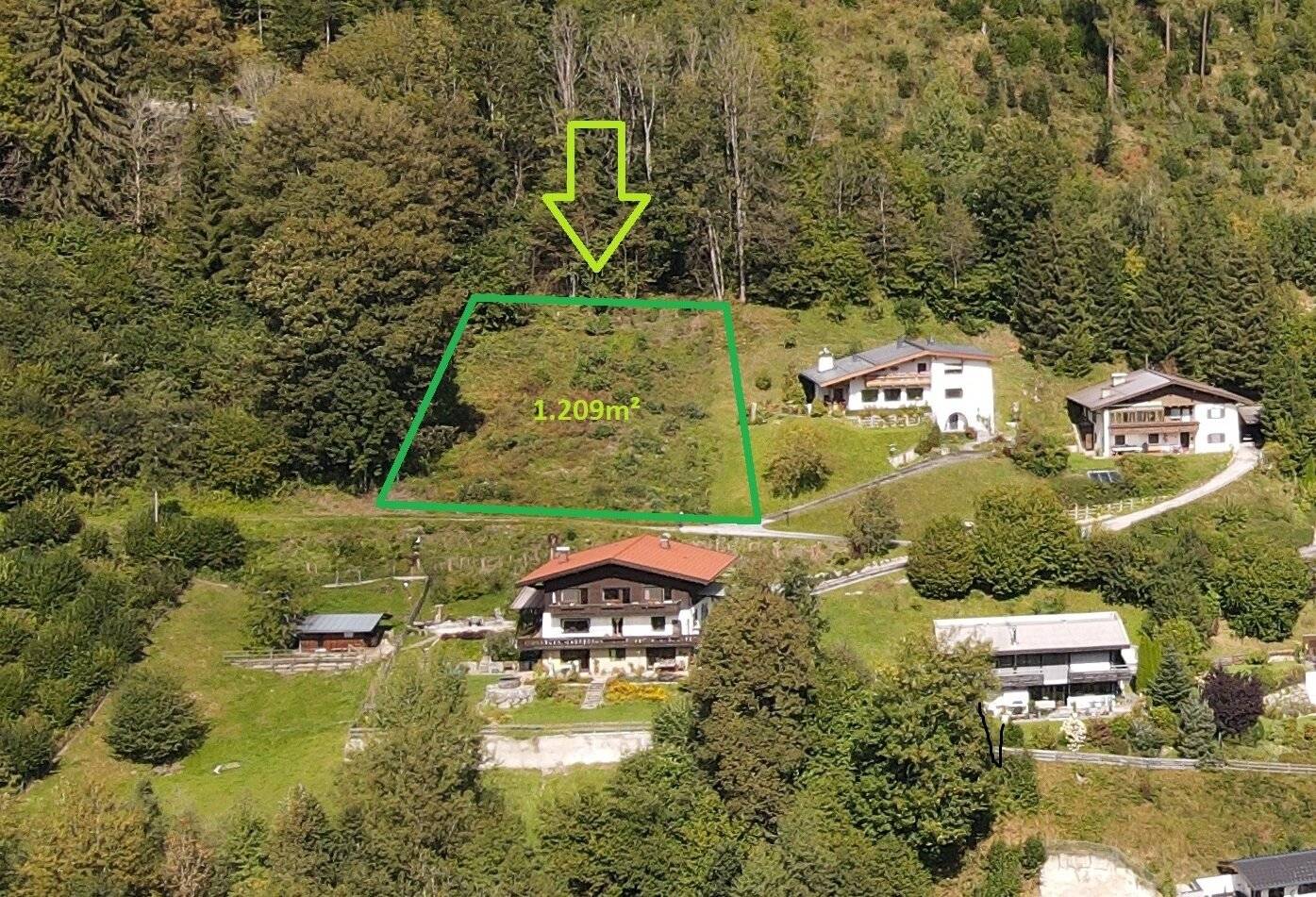 Logenplatz am Sonnenhang: Baugrundstück Region Zell am See
