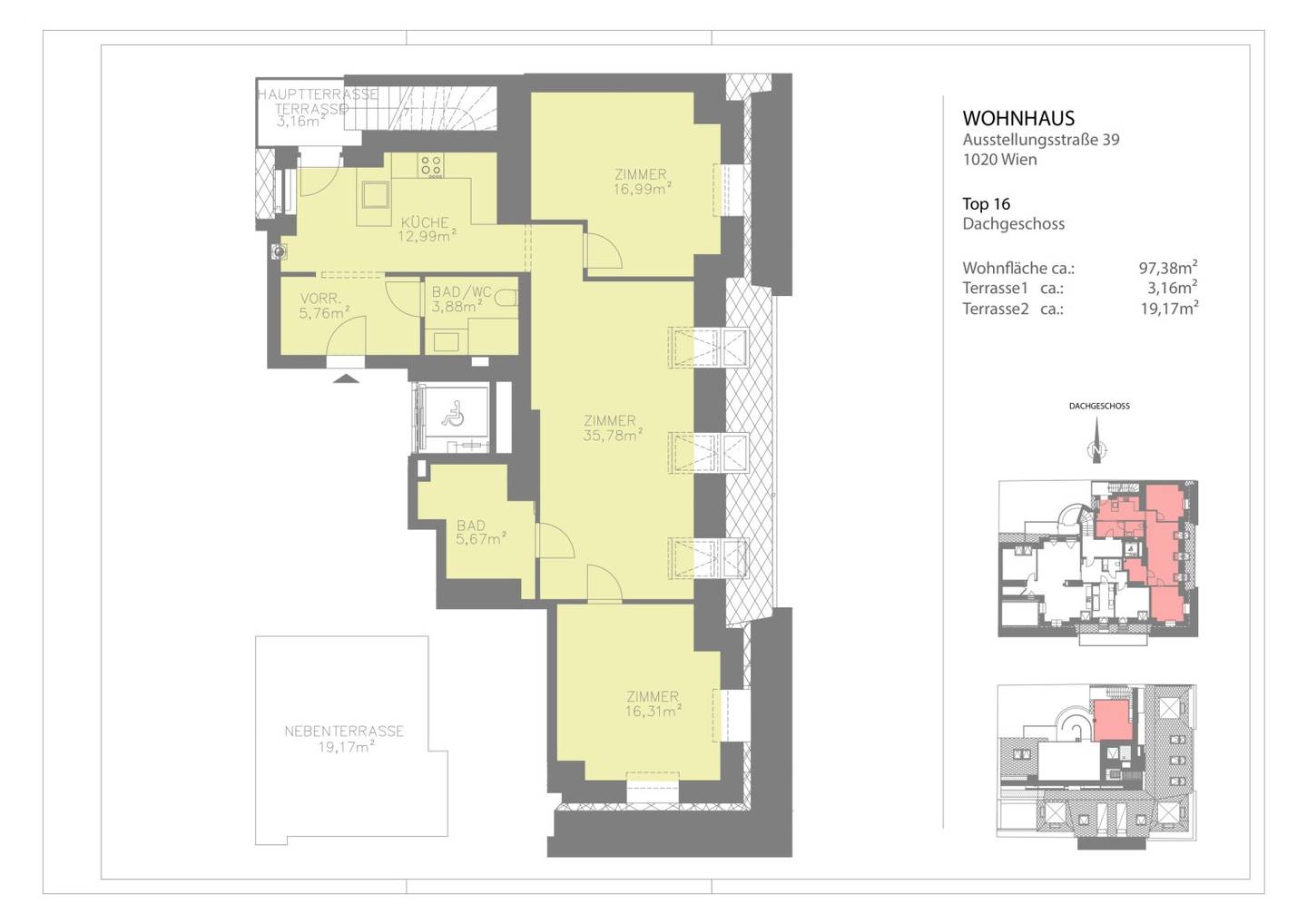 Traumhafte 2-Zimmer Dachgeschosswohnung