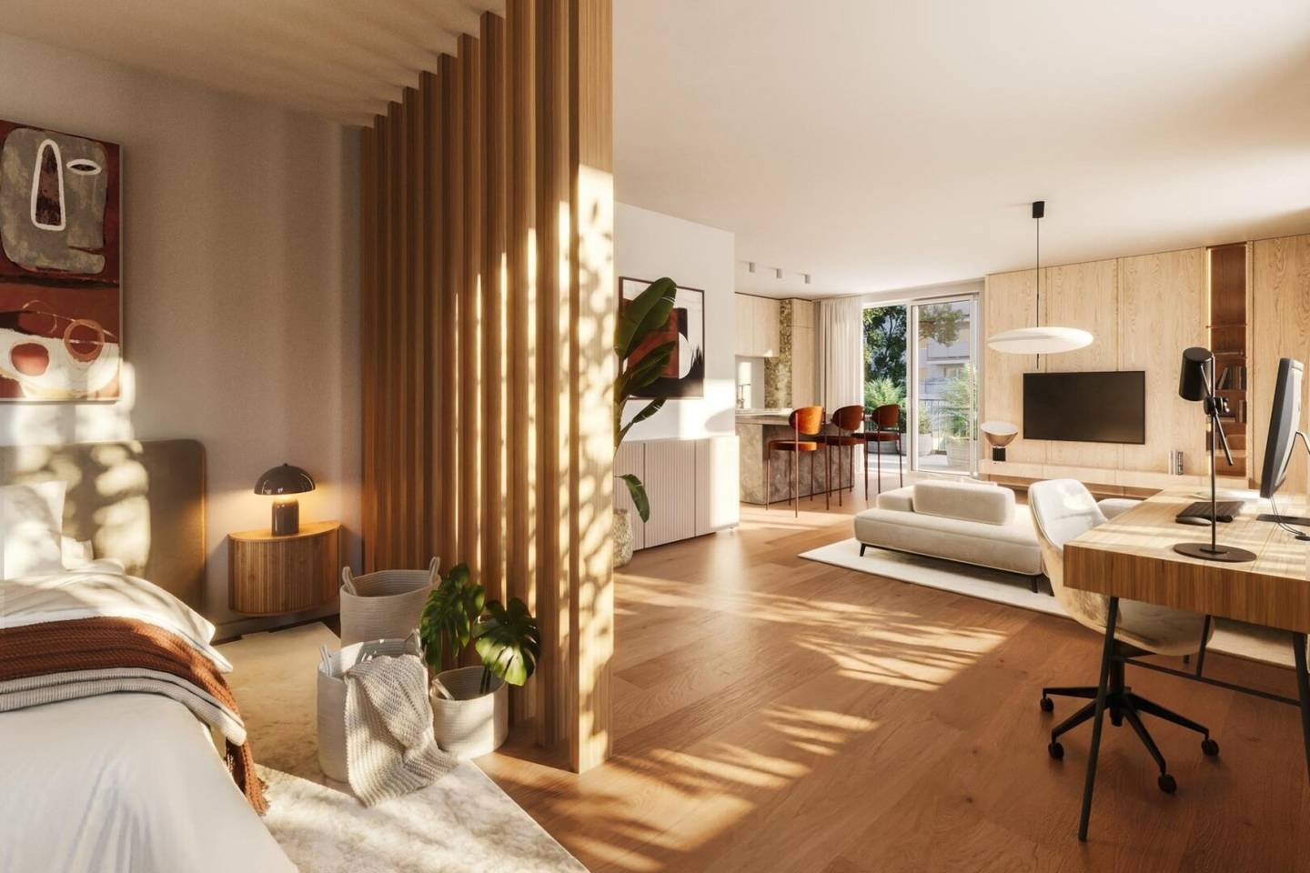 Cityloft! Freistehende Wohnung mit privater Terrasse im grünen Innenhof