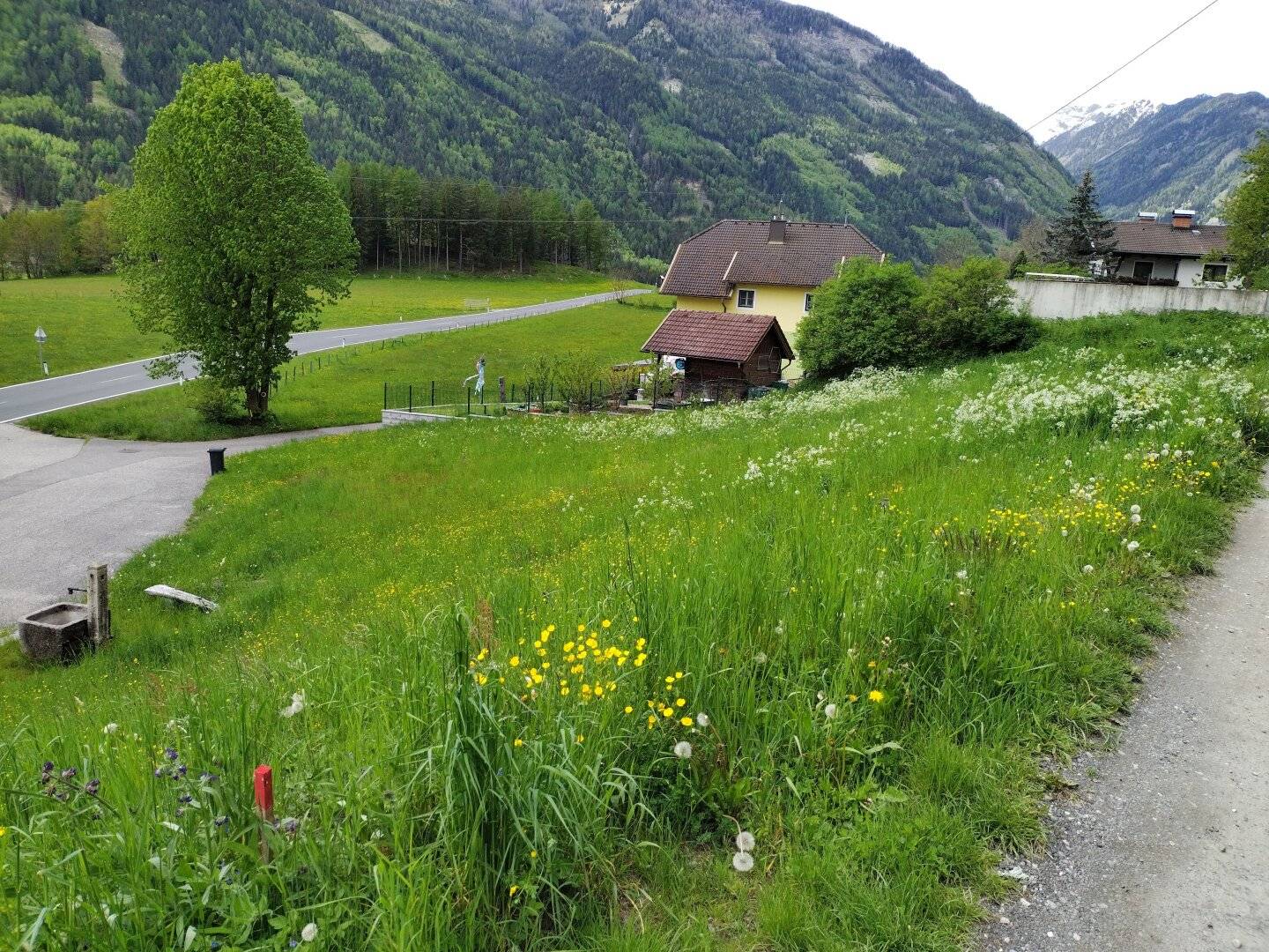 Baugrund mit guter Anbindung und Bergpanorama inmitten des Maltatales