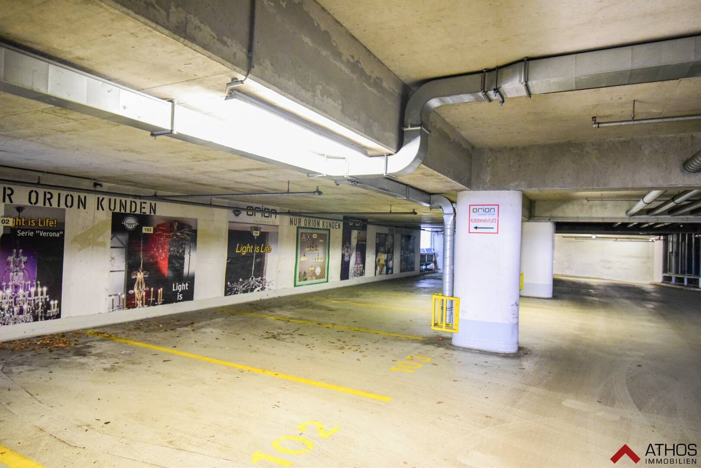 Tiefgaragenplätze in Urfahr zu vermieten
