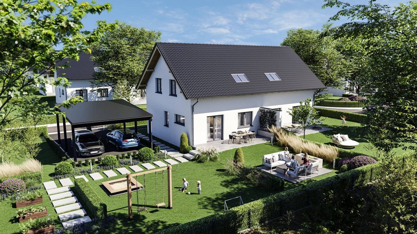 3 SCHLAFZIMMER | GARTEN MIT 274M2 | DOPPELCARPORT | 100M2 WOHNFLÄCHE
