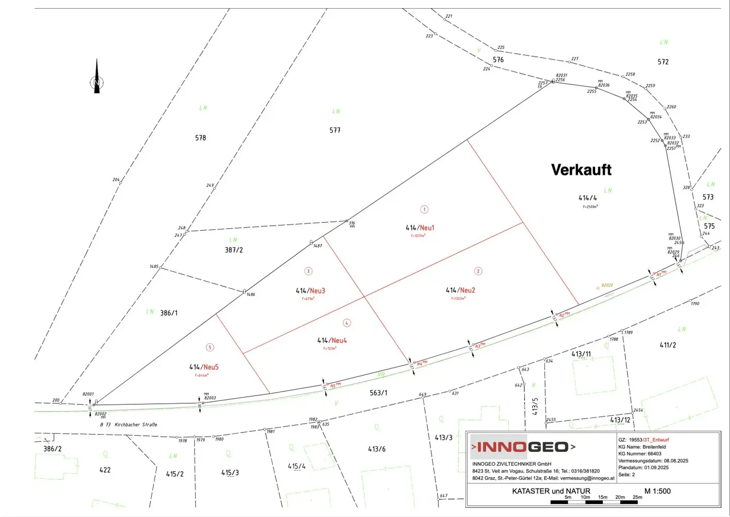 Großes Betriebsbaugrundstück 1237m² in Breitenfeld am Tannenriegel – Ihr Standort!
