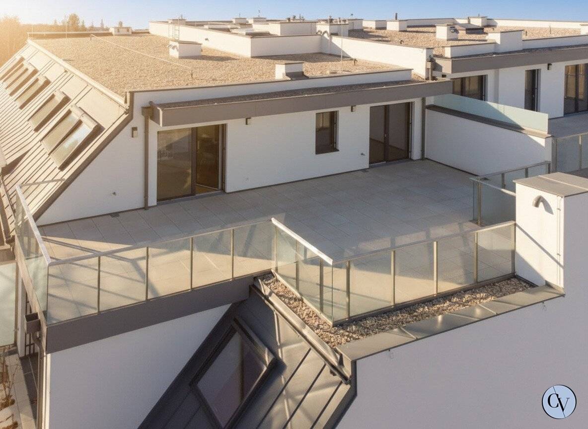 Penthouse an der U1 - über 150m² Dachterrasse - Provisionsfrei!