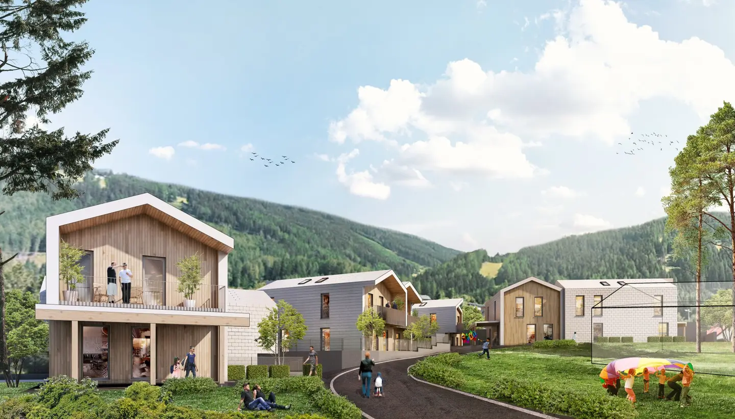Neubau-Doppelhaus inmitten von Mieders- nur mehr 1 Haus zur Verfügung !