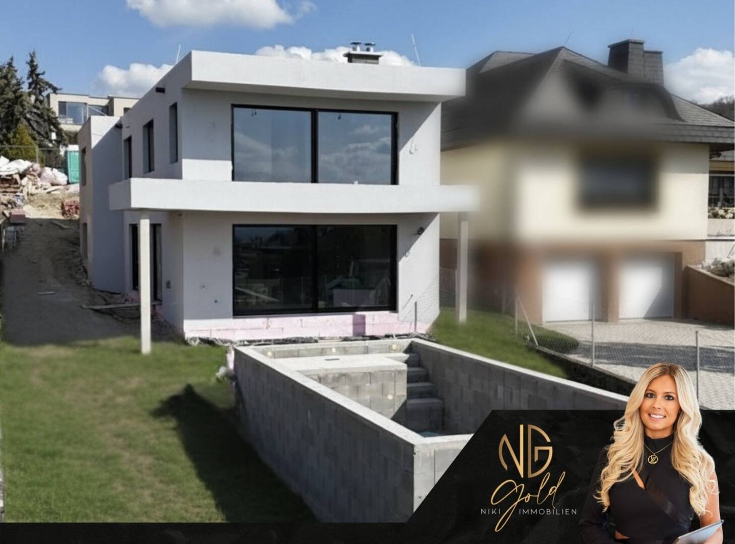 Luxuriöses Neubauhaus mit Pool Nähe Eisenstadt - schlüsselfertig oder belagsfertig möglich