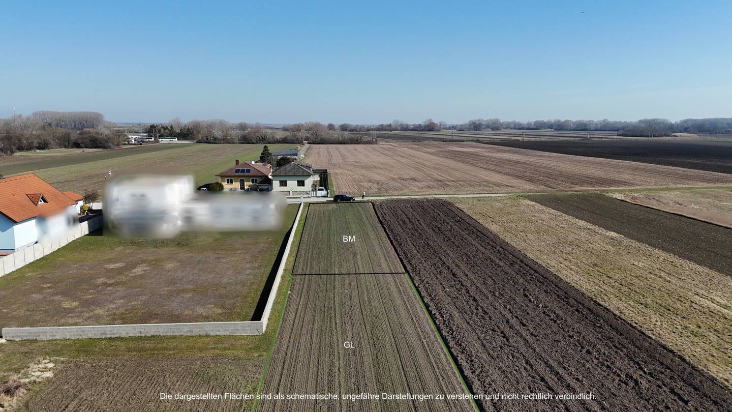 Ruhiges Baugrundstück am Ende einer Sackgasse - 660 m² in Nickelsdorf